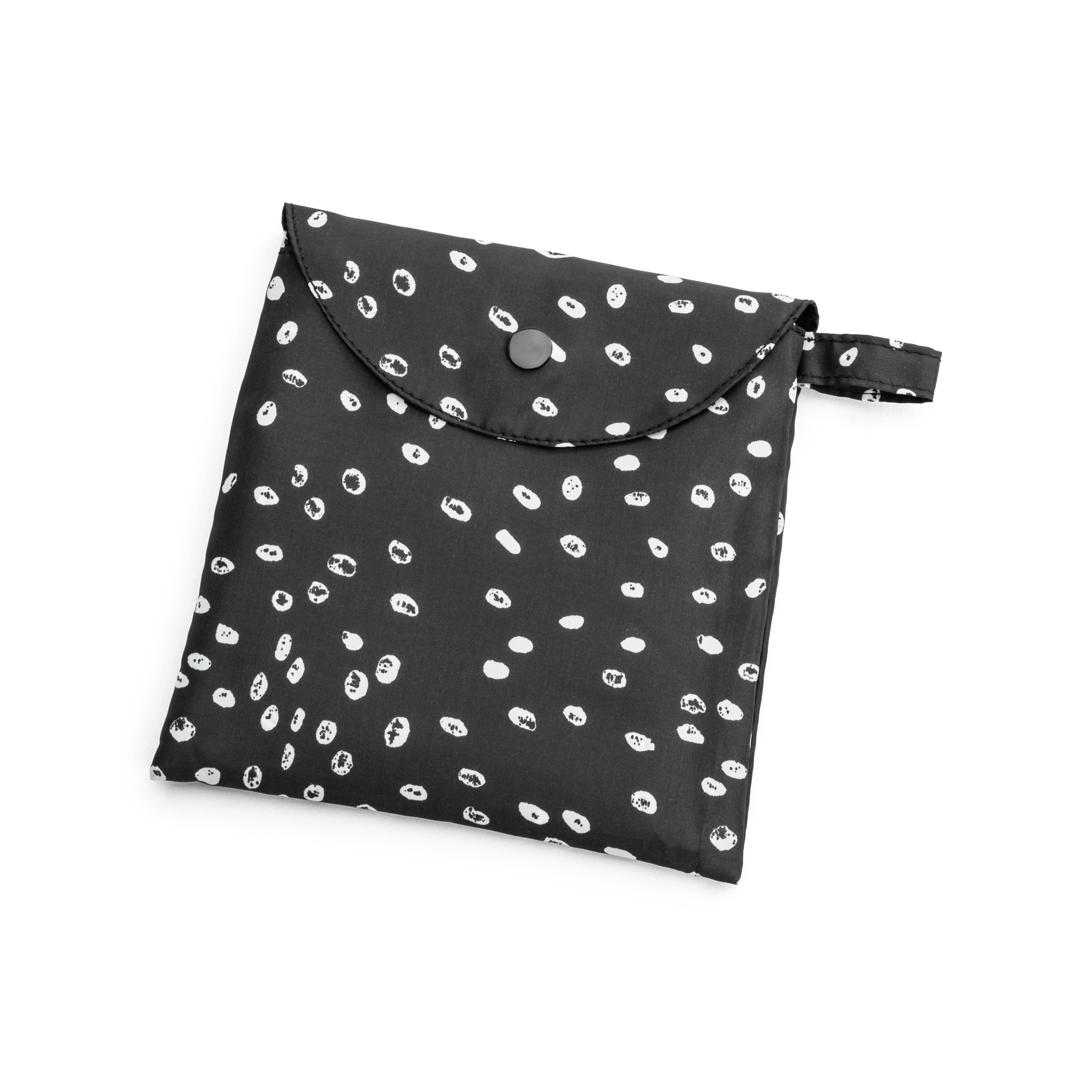 Drops Poncho - Black/white