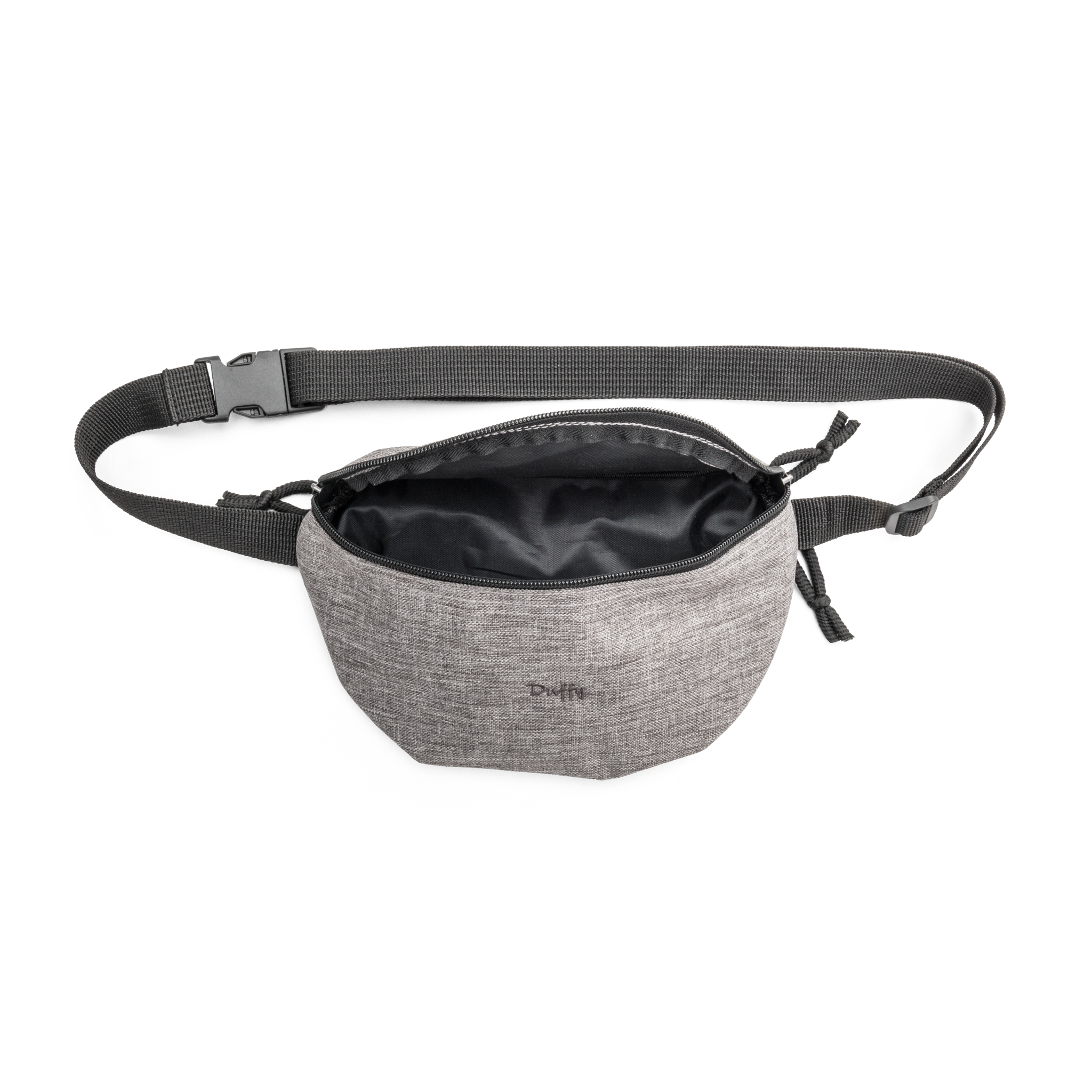 Midjeveske sling bag, vannavvisende - Grå