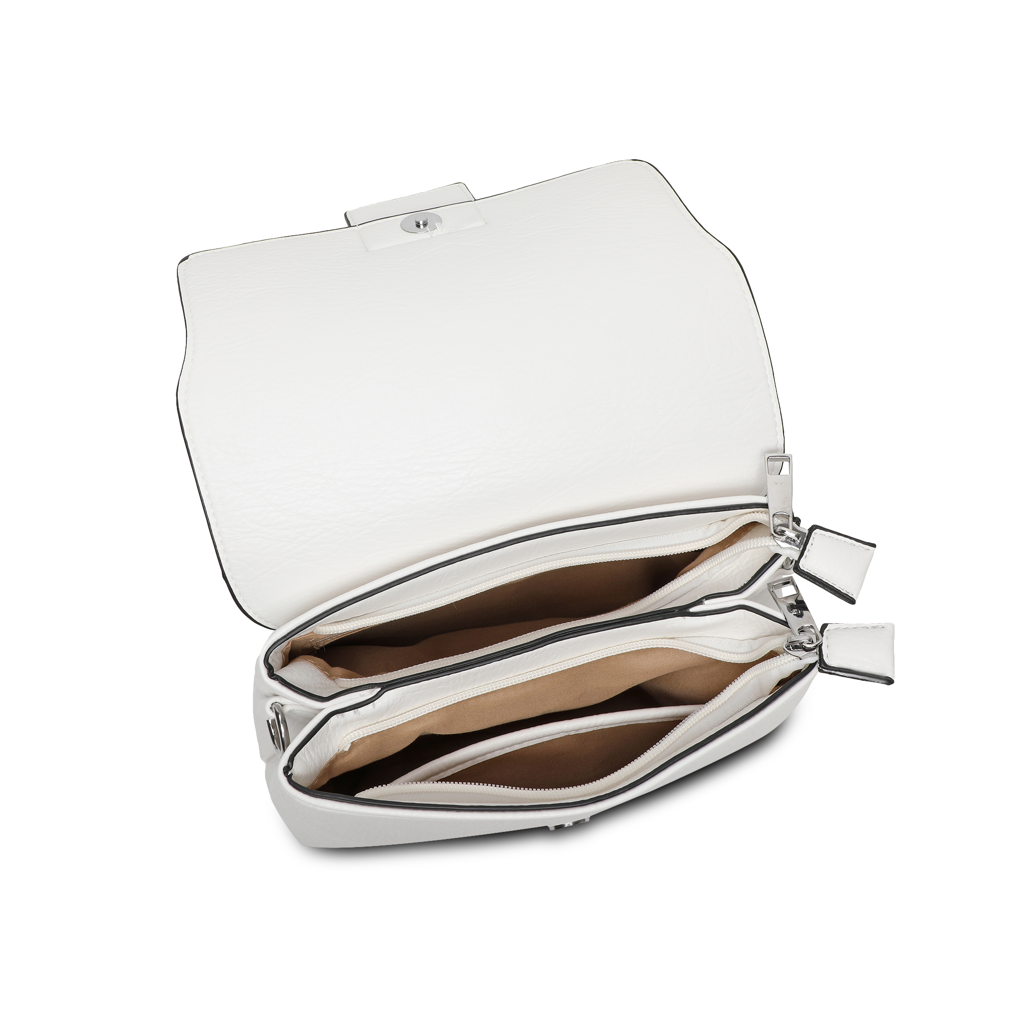 Skulderveske, Crossbody - Hvit