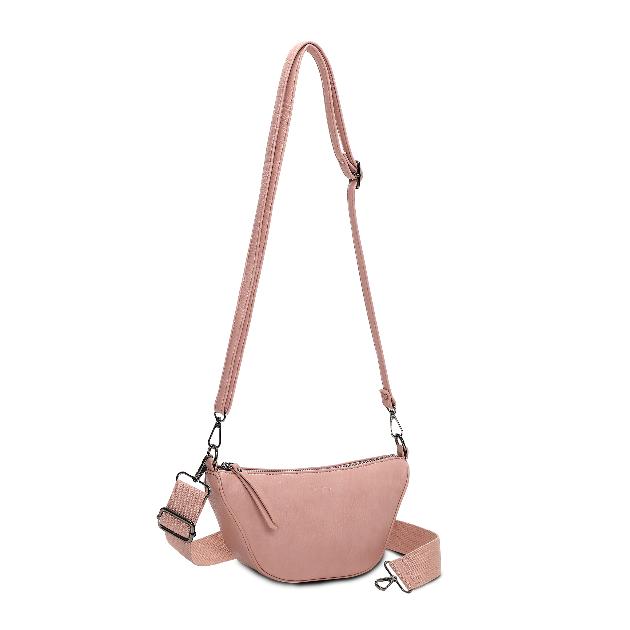 Crossbody veske small - Lys rosa