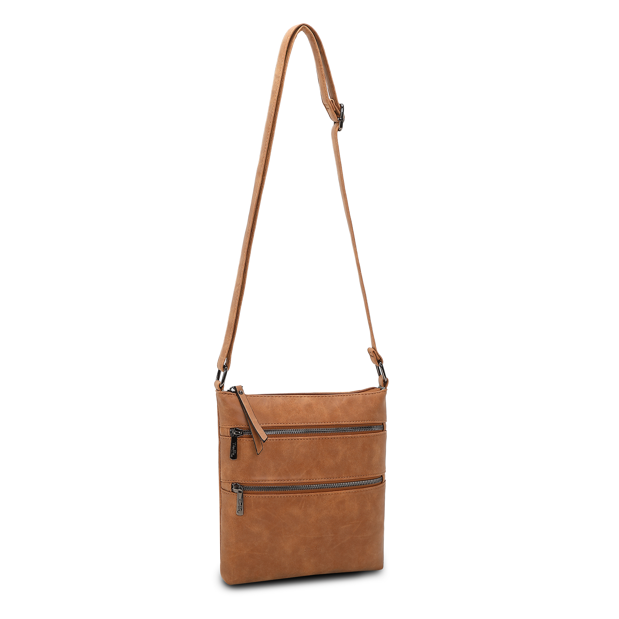 Crossbody-veske - Cognac