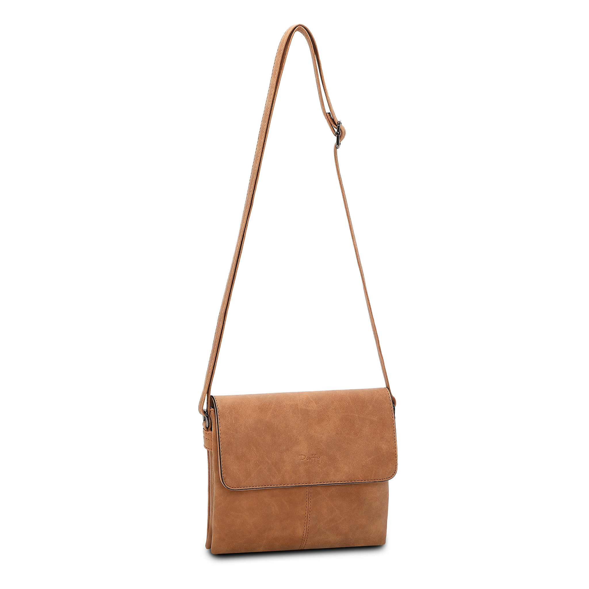 Crossbody-veske - Cognac