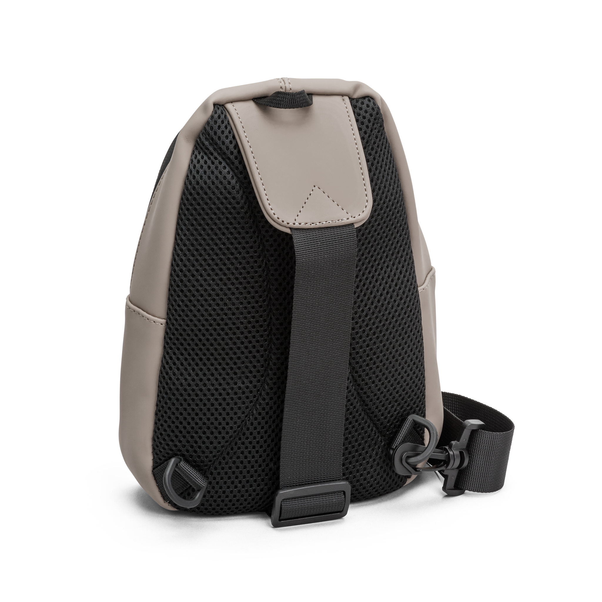 Bergen crossbody sling bag, vannavvisende - Taupe