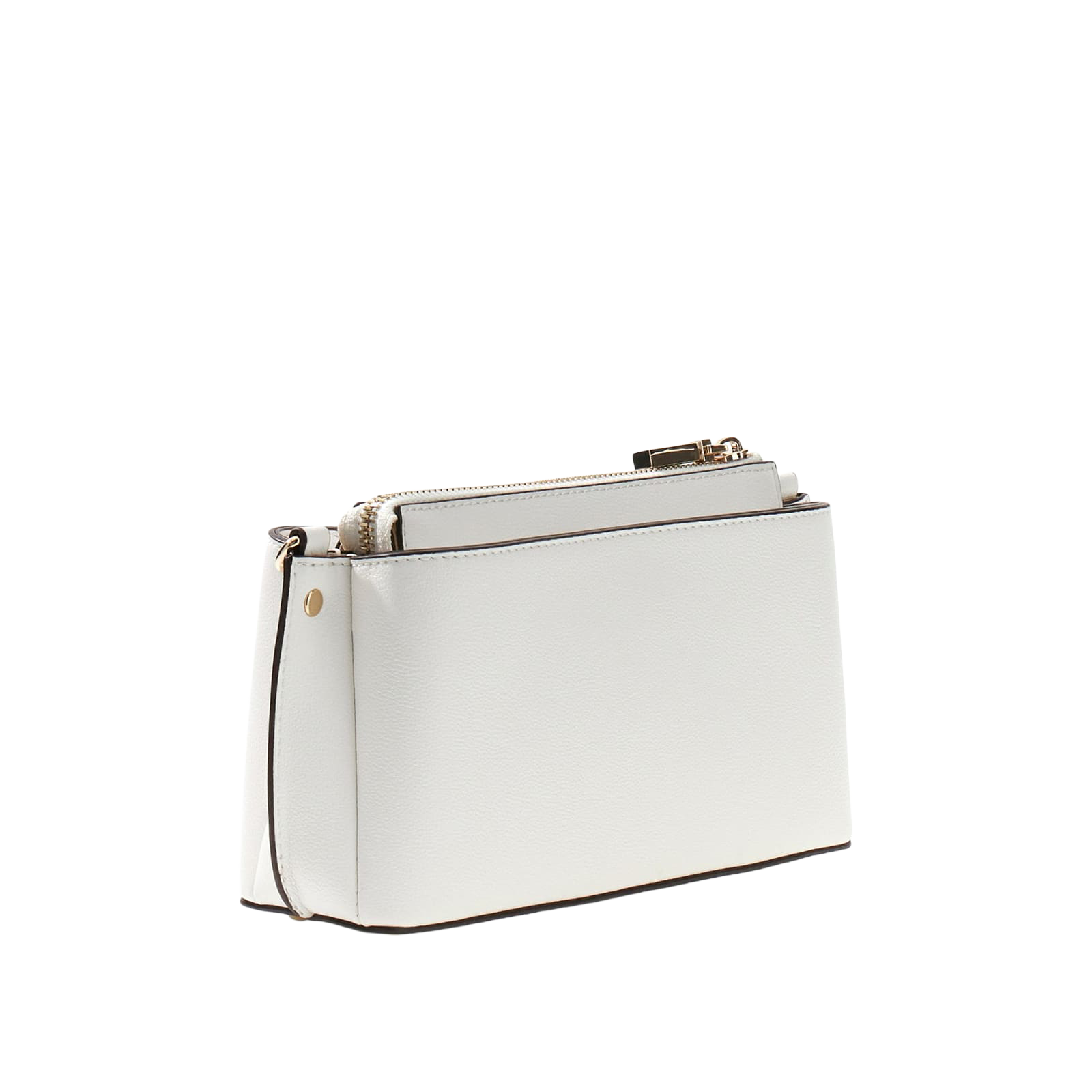 Bianca mini crossbody-veske - Hvit