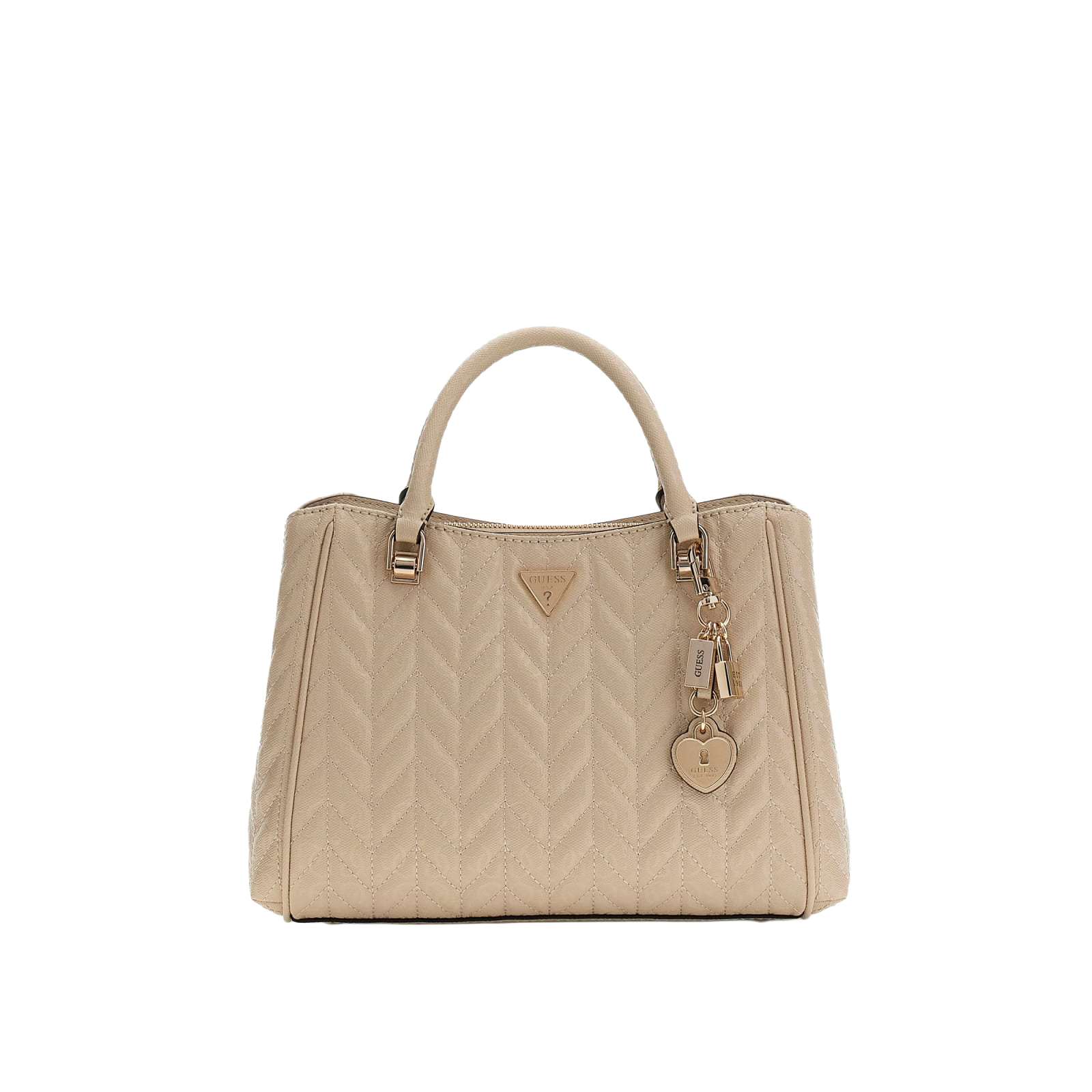 Stacey logo girlfriend veske - Light beige