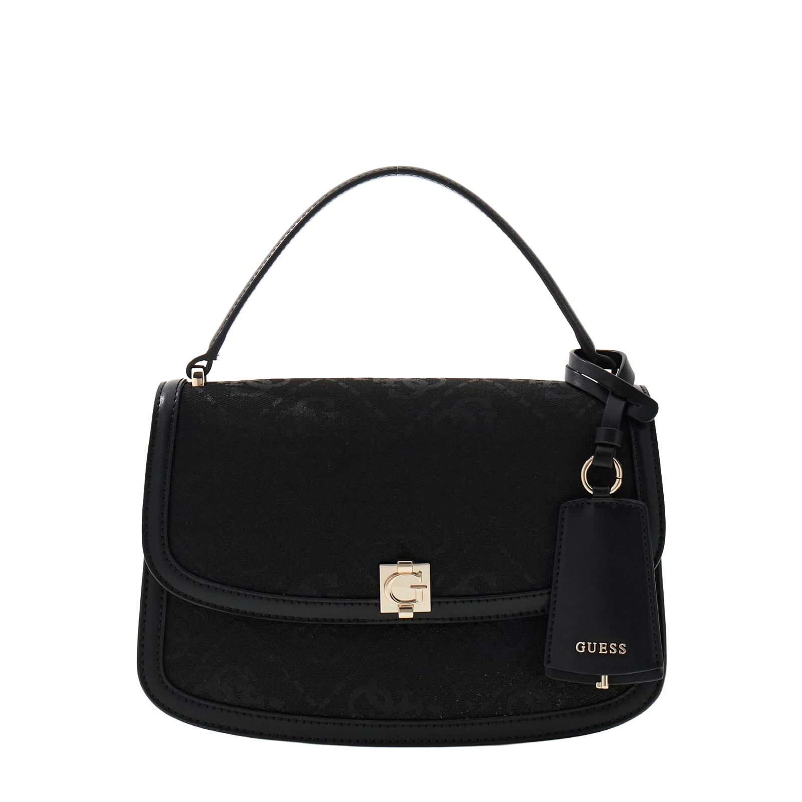 Audrey logo flap håndveske - Svart