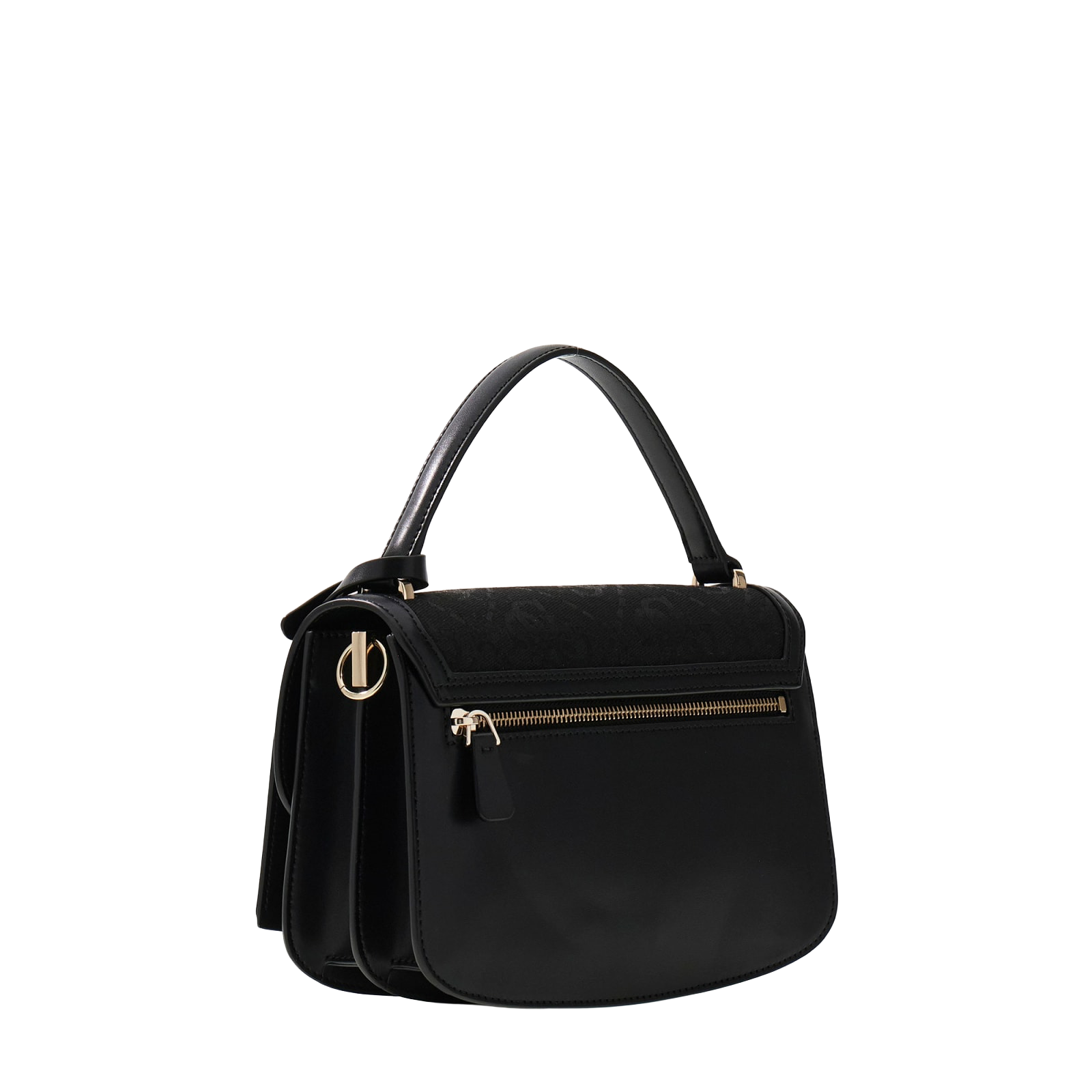 Audrey logo flap håndveske - Svart