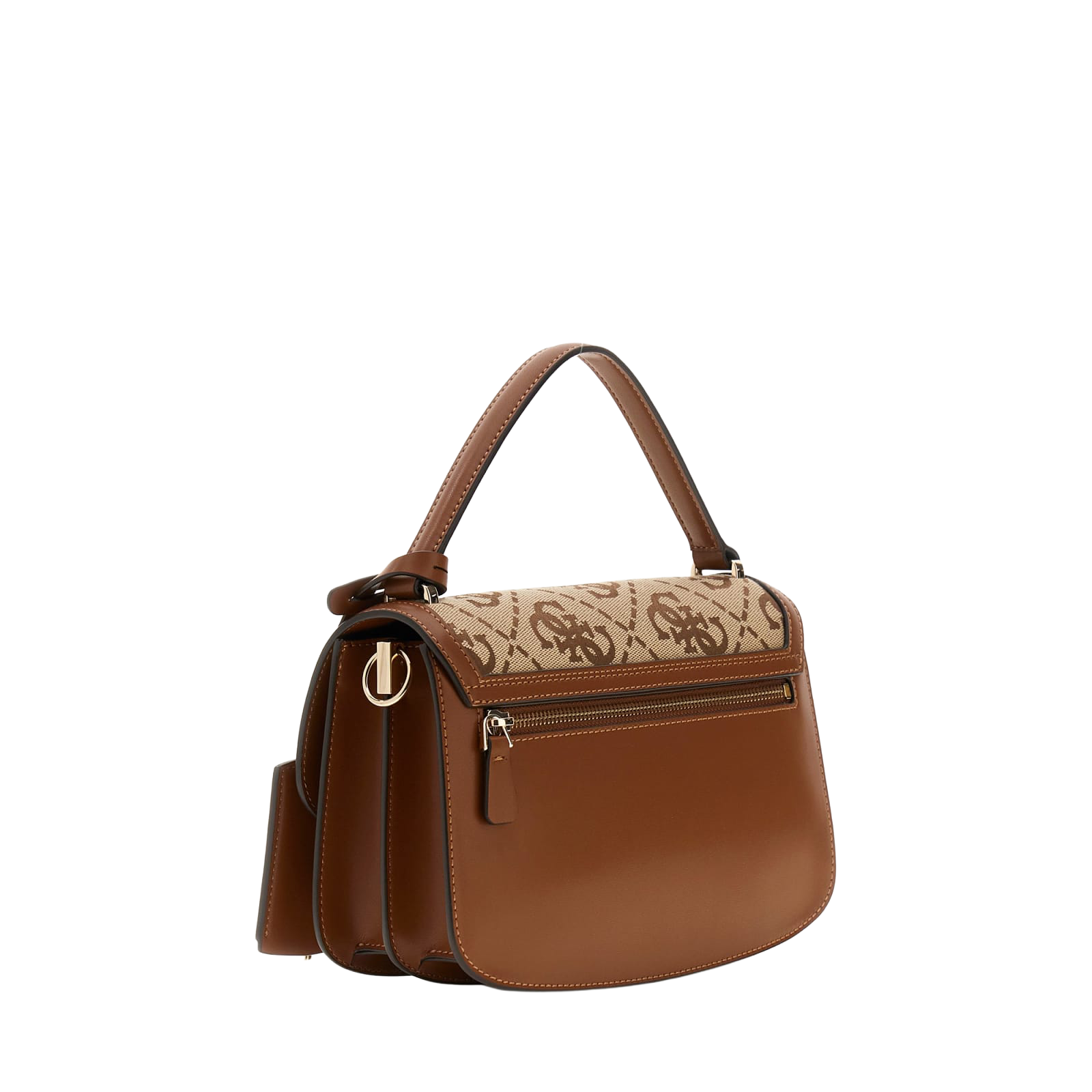 Audrey logo flap håndveske - Latte Brown