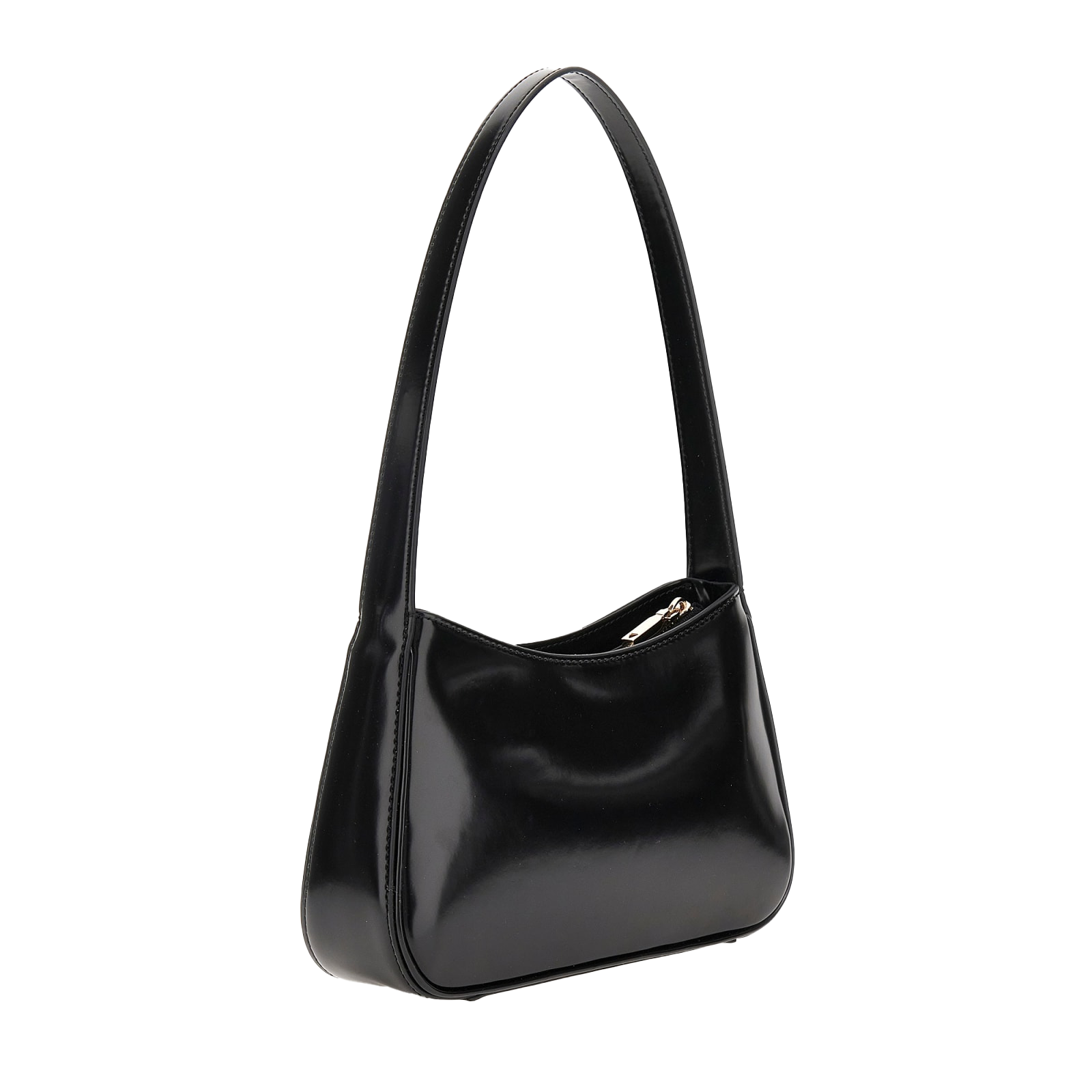 Arnela Top Zip Shoulder Bag - Svart