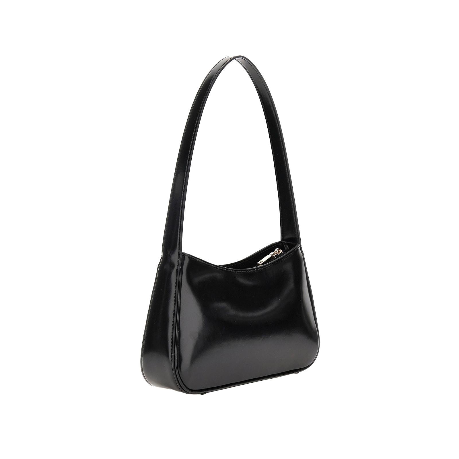 Arnela Top Zip Shoulder Bag - Svart