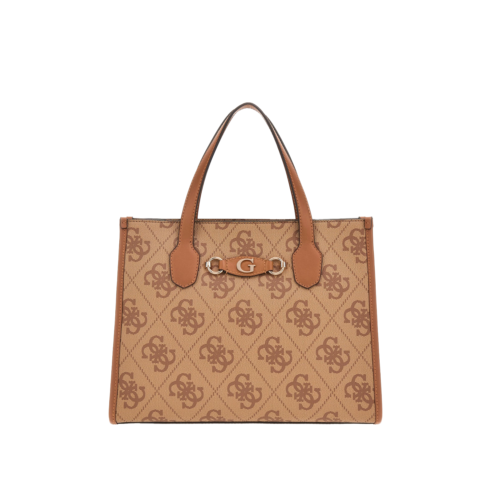 Izzy 2 comp tote bag - Latte Brown