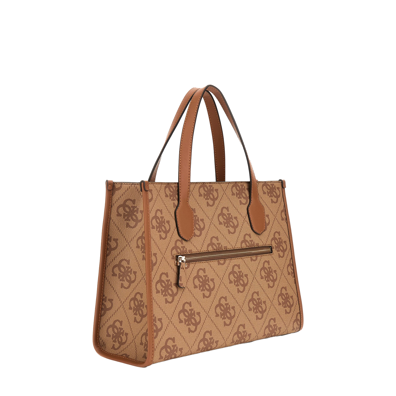 Izzy 2 comp tote bag - Latte Brown