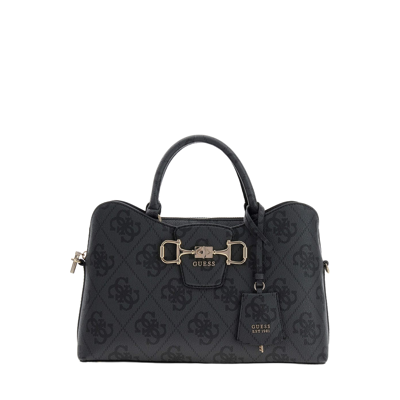 Janie logo girlfriend håndveske - Charcoal