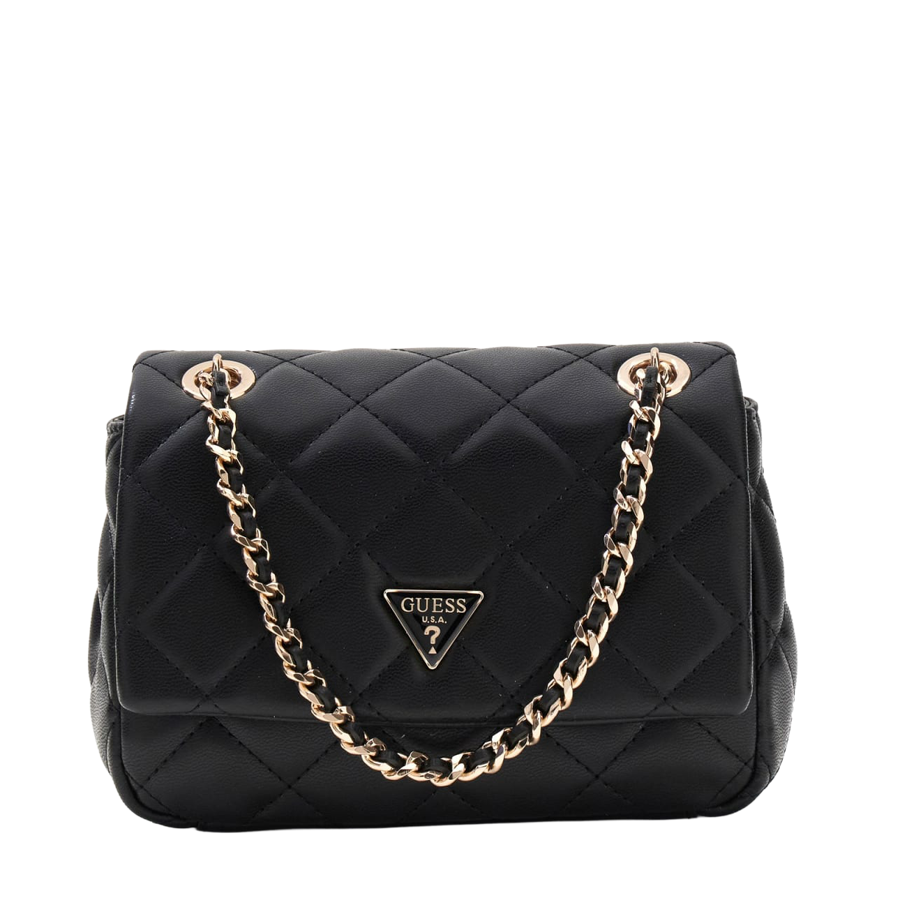 Juliet Mini crossbody veske med klaff - Svart