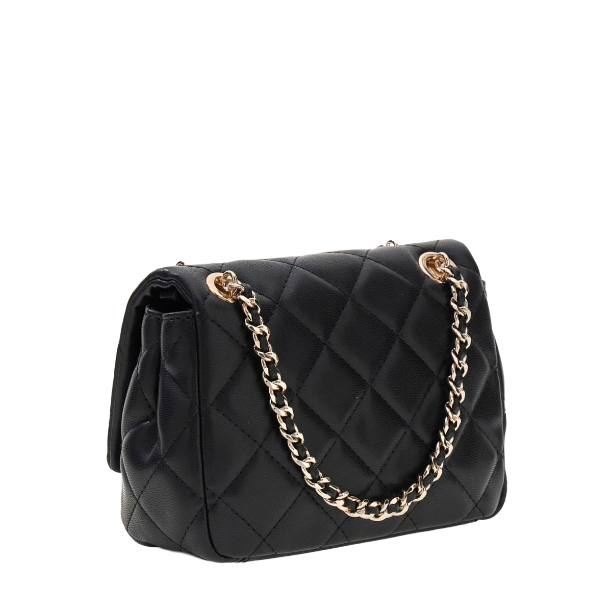 Juliet Mini crossbody veske med klaff - Svart