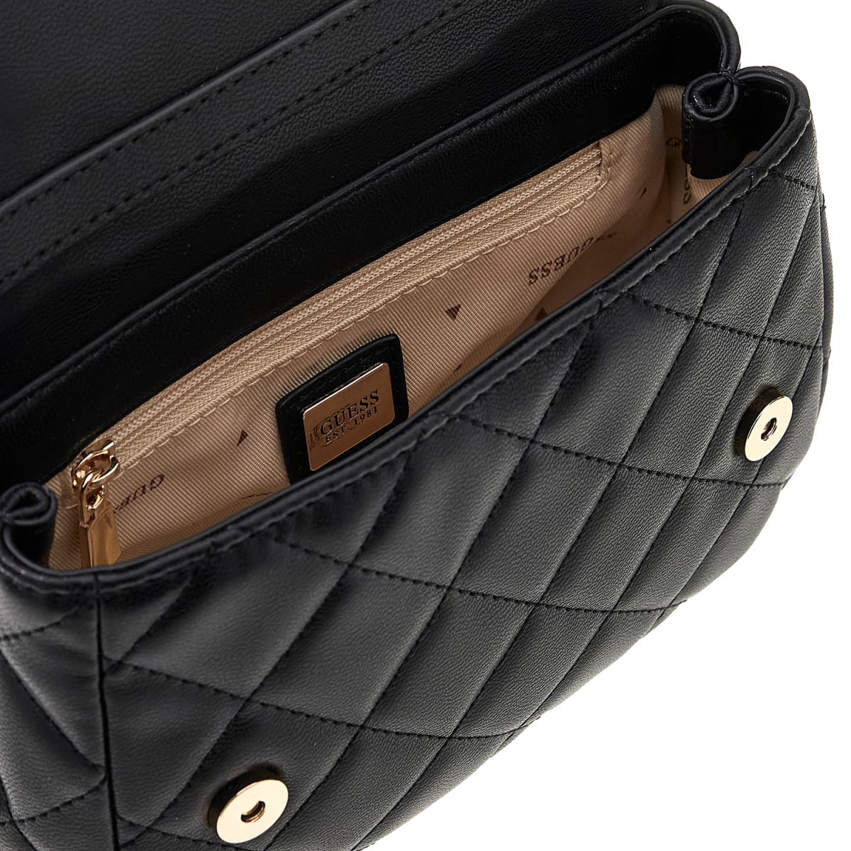 Juliet Mini crossbody veske med klaff - Svart