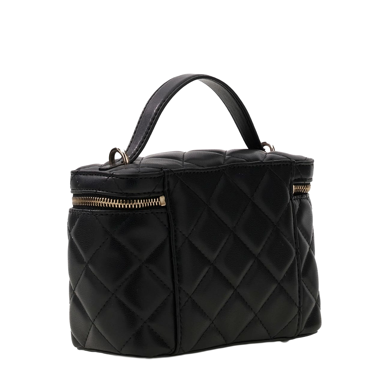 Juliet Cannister crossbody veske med hank - Svart