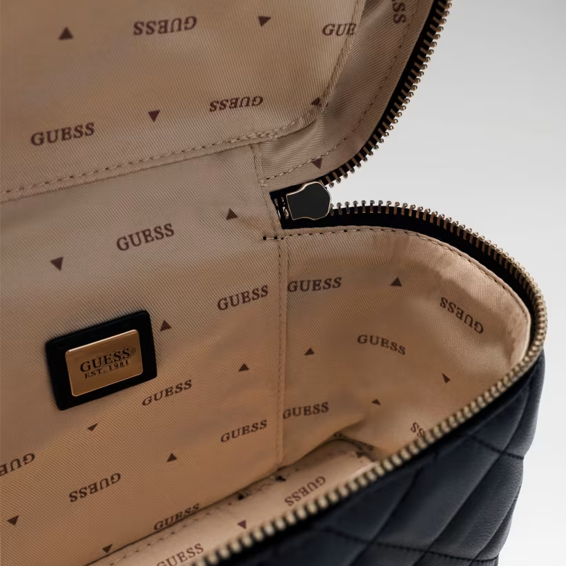 Juliet Cannister crossbody veske med hank - Svart