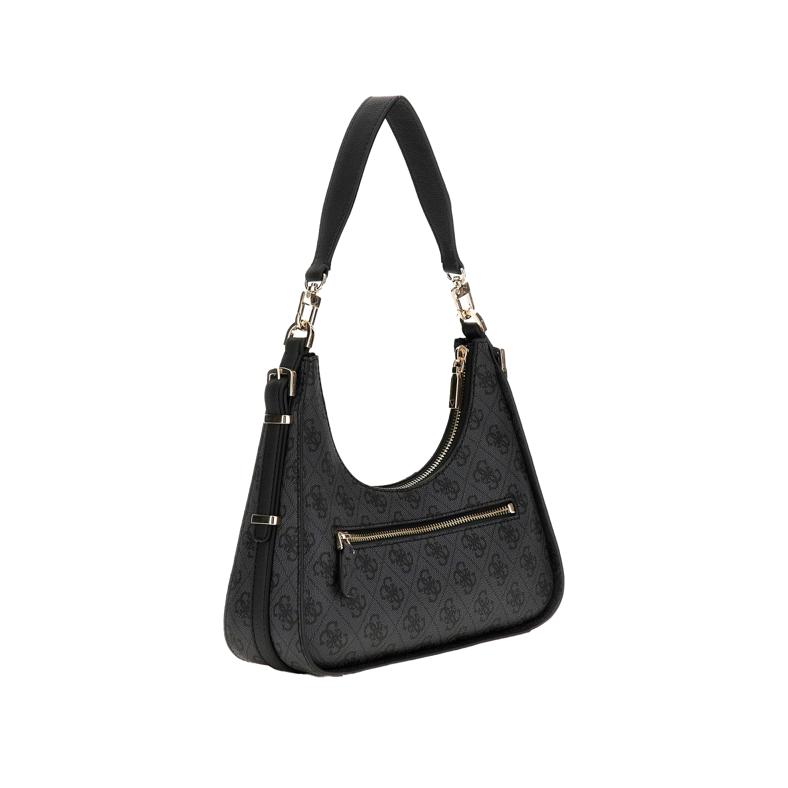 Noreen top zip shoulder bag - Charcoal