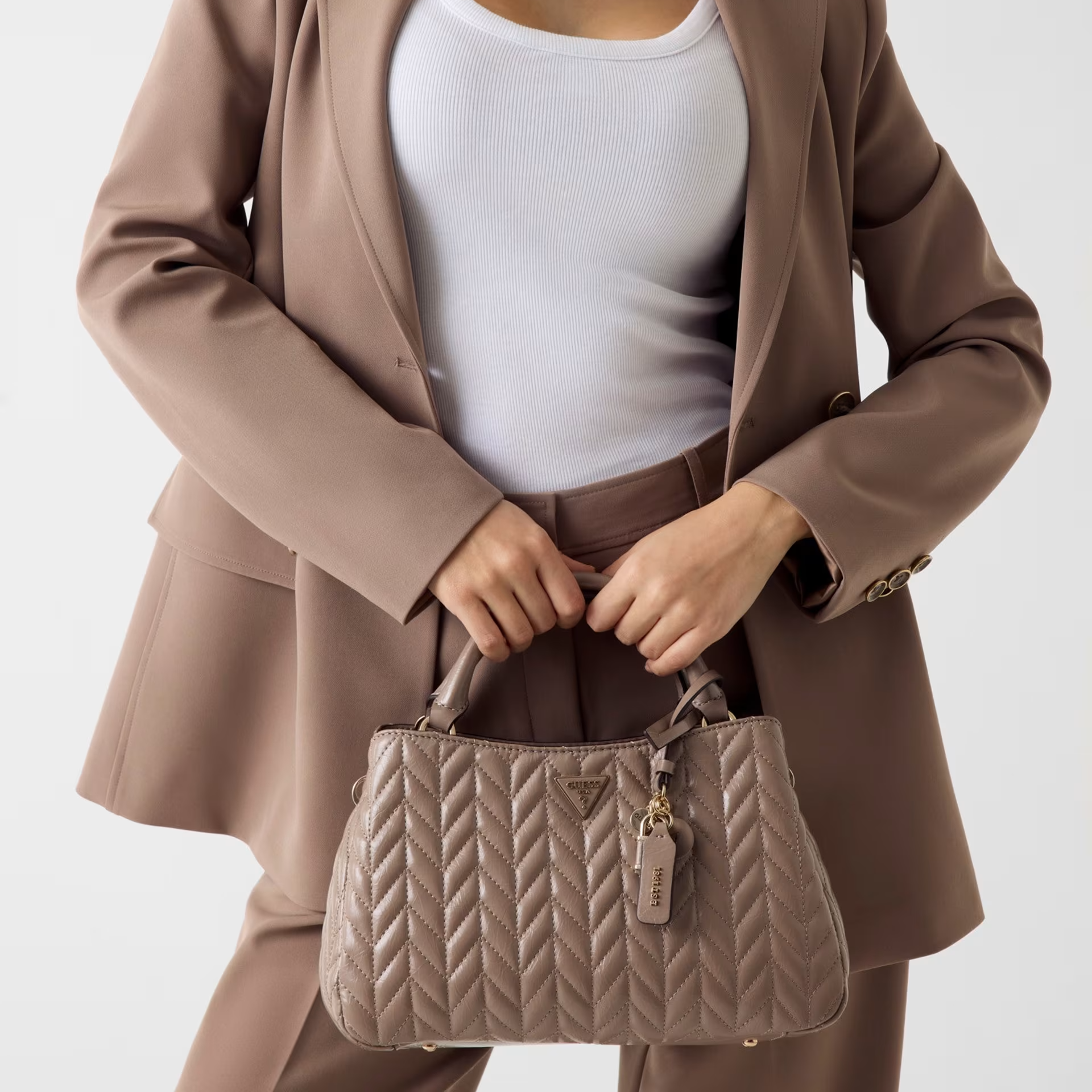 Cheryl håndveske - Dark taupe