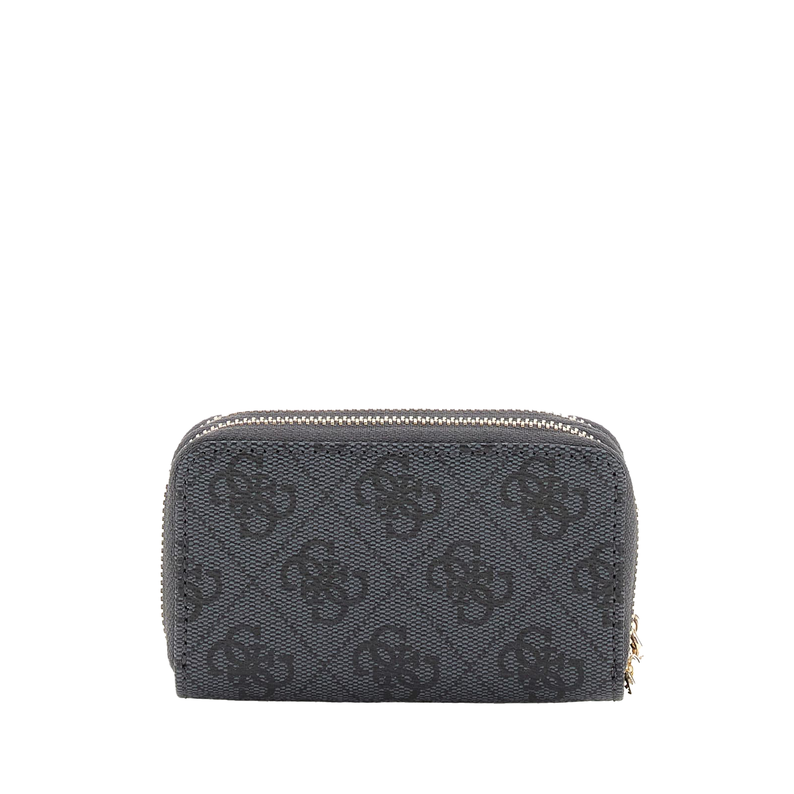 Zamira Double Zip Mini Wallet - Charcoal