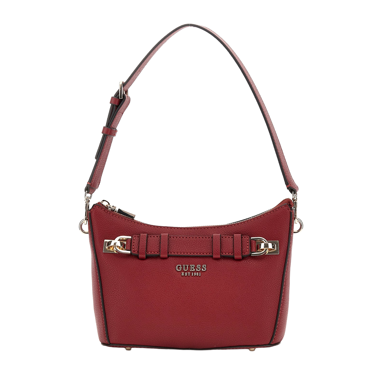 Gregoria Top Zip Shoulder Bag - Rød