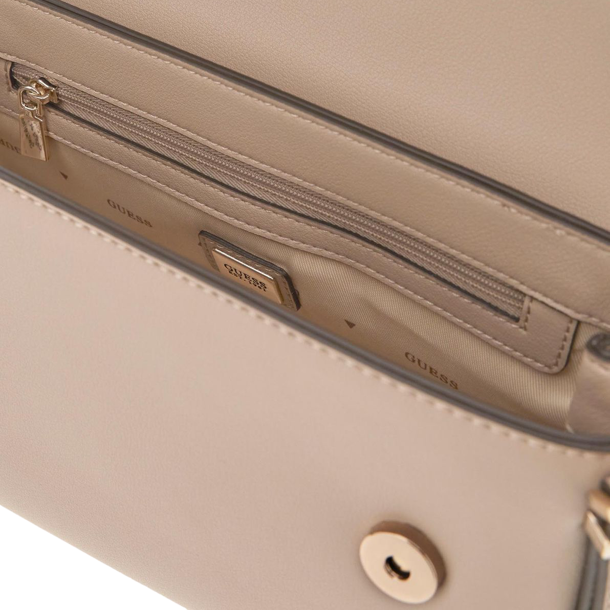 Lefia Flap Shoulder Bag - Simply Taupe