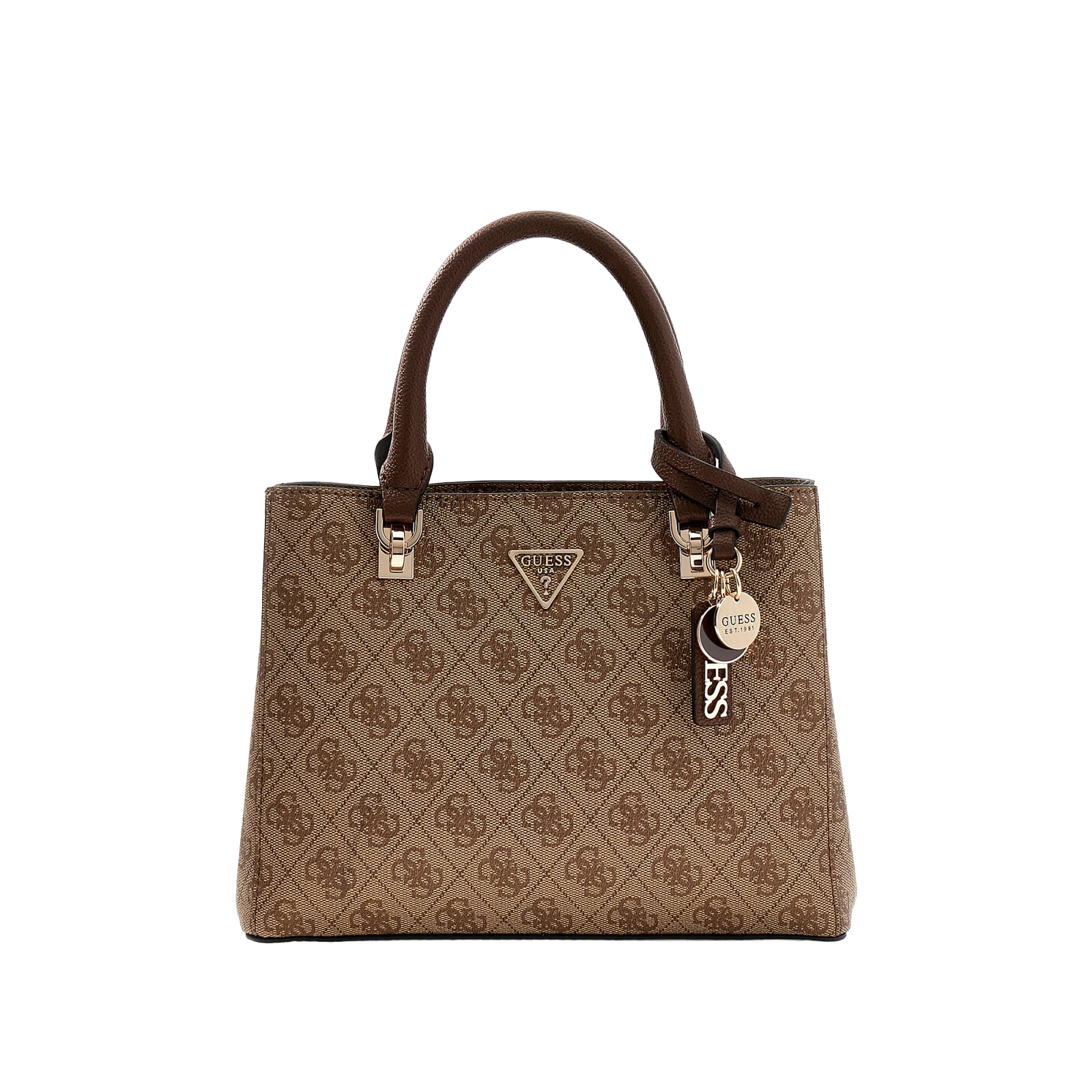 Noelle II small multi comp satchel - Latte Brown