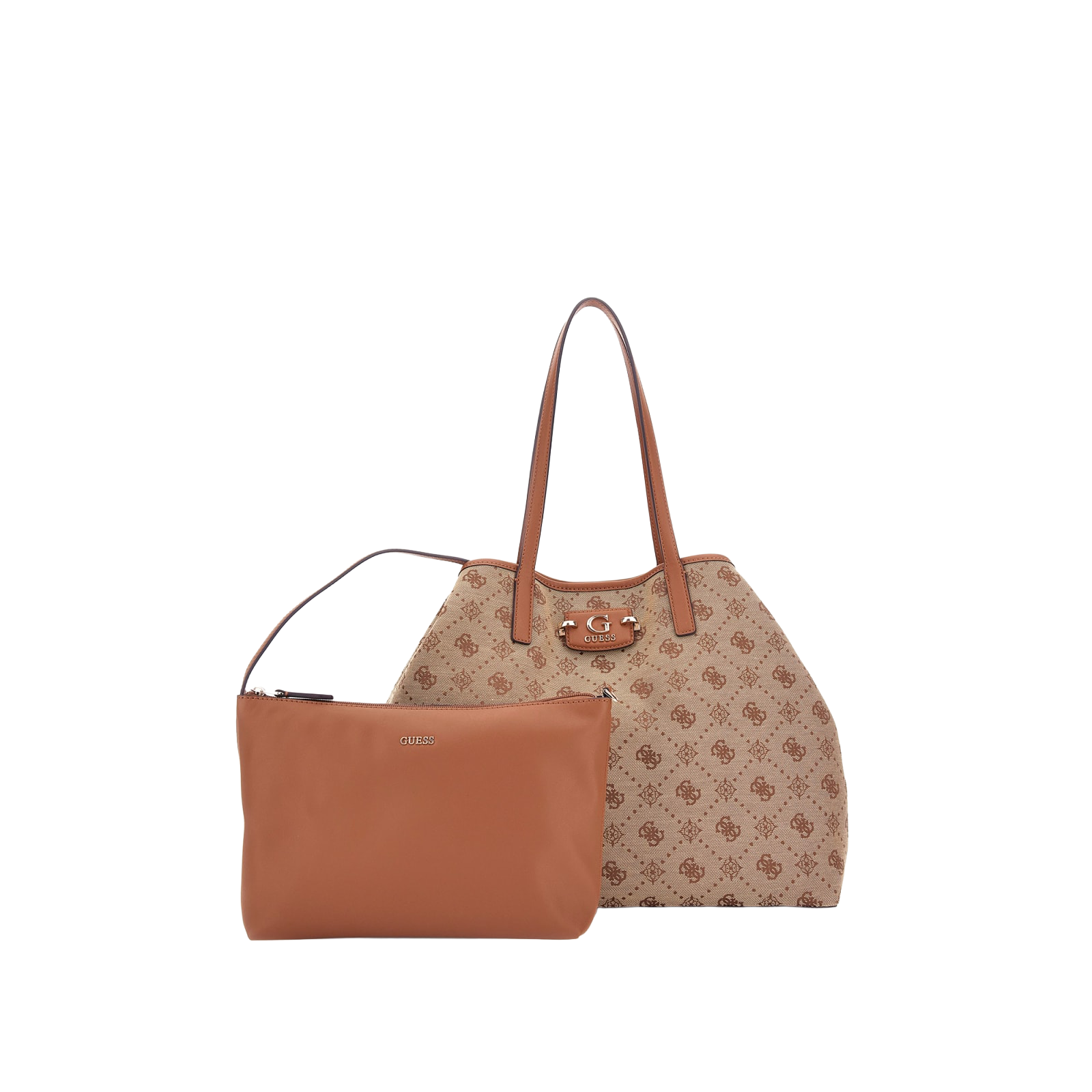 Neda Large 2 In 1 tote bag - Latte Brown