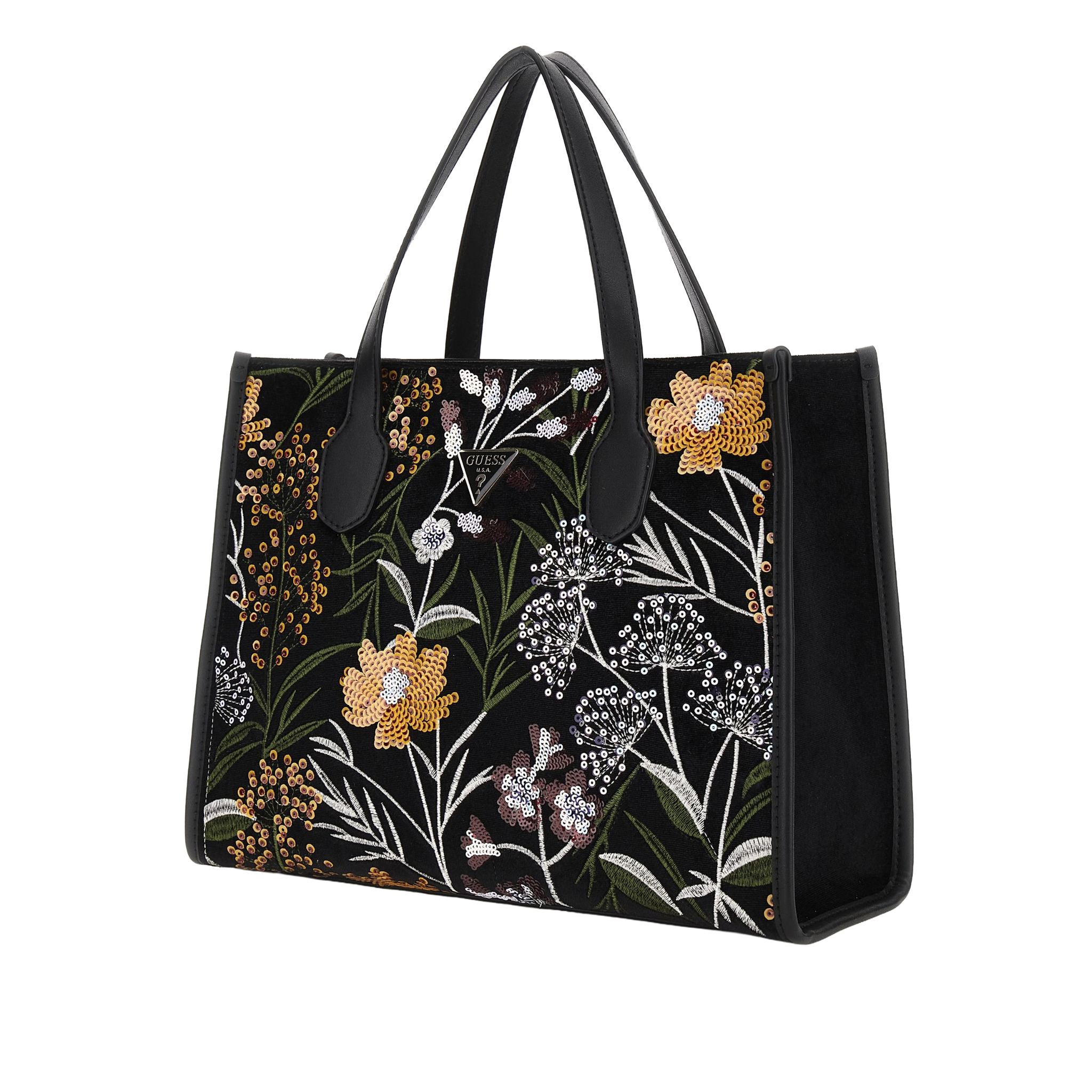Zalina 2 Comp tote bag - Svart multi