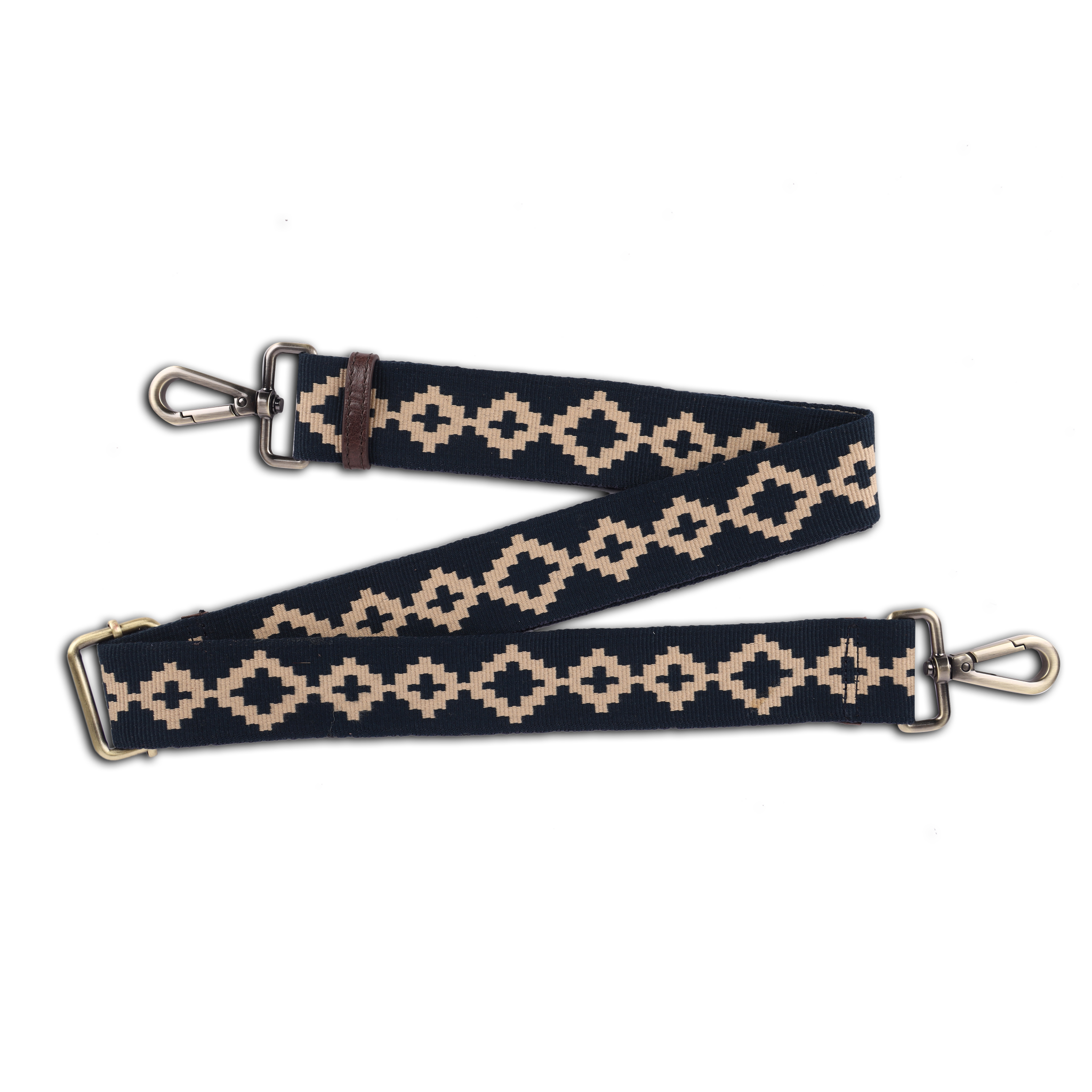 Casual classic Skulderrem - Beige/navy