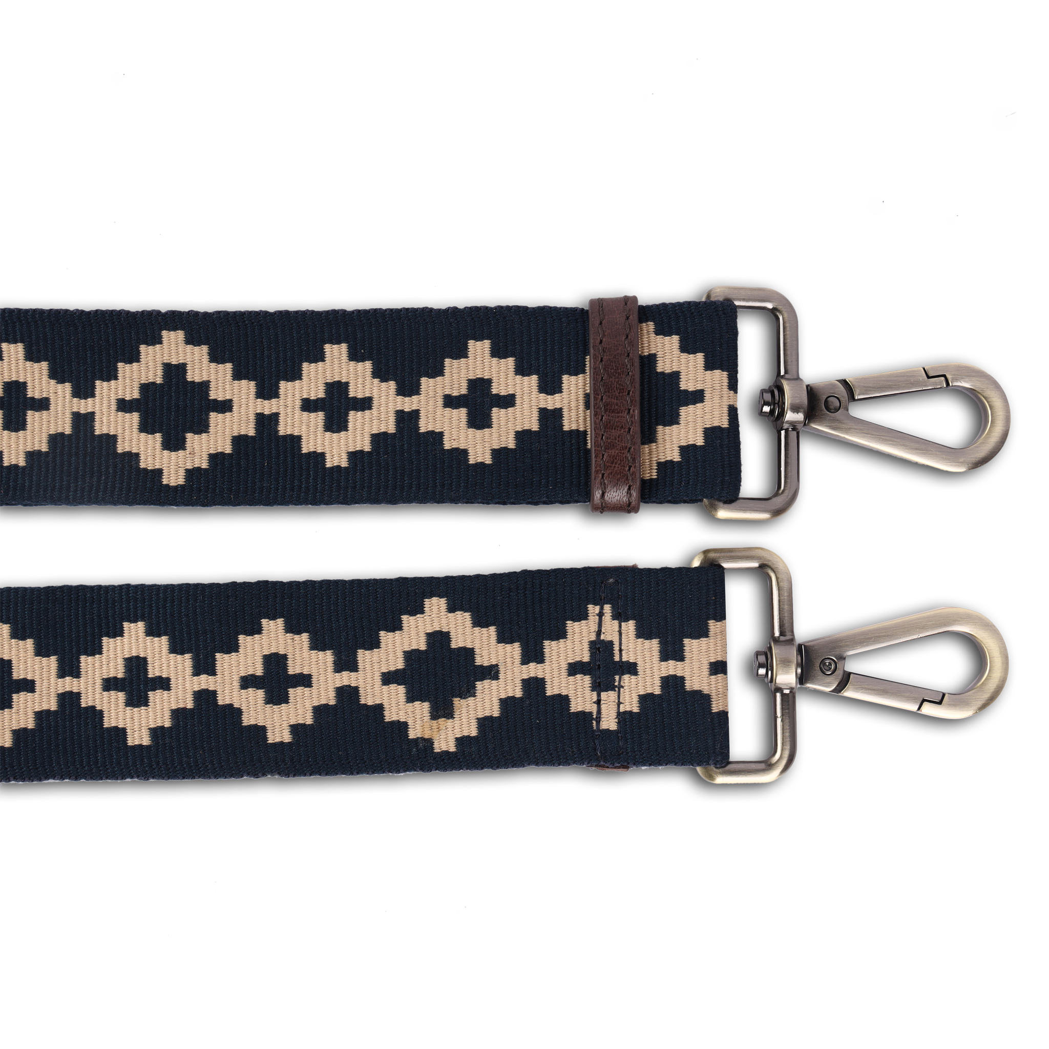Casual classic Skulderrem - Beige/navy