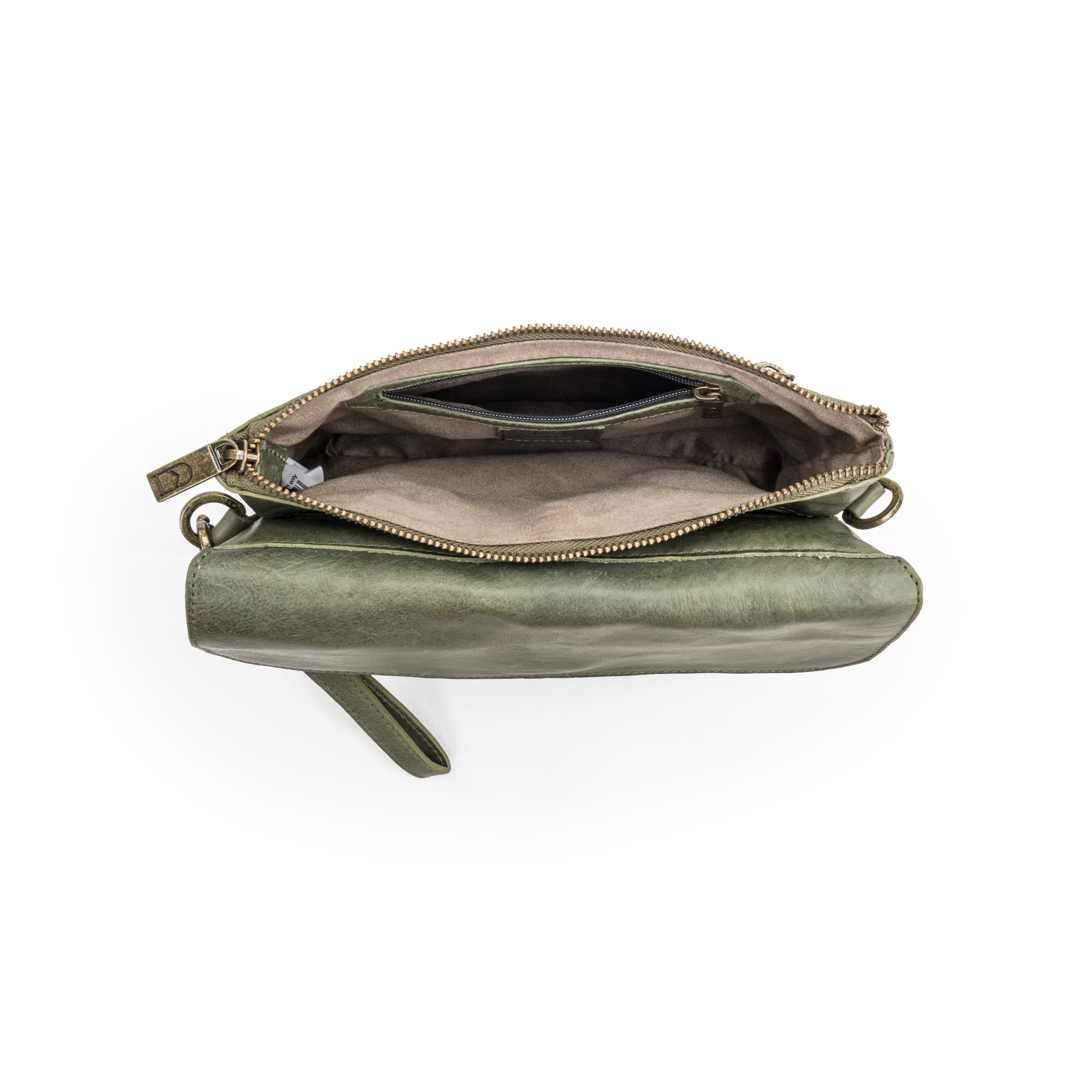 AMSTERDAM Clutch/skulderveske - Moss