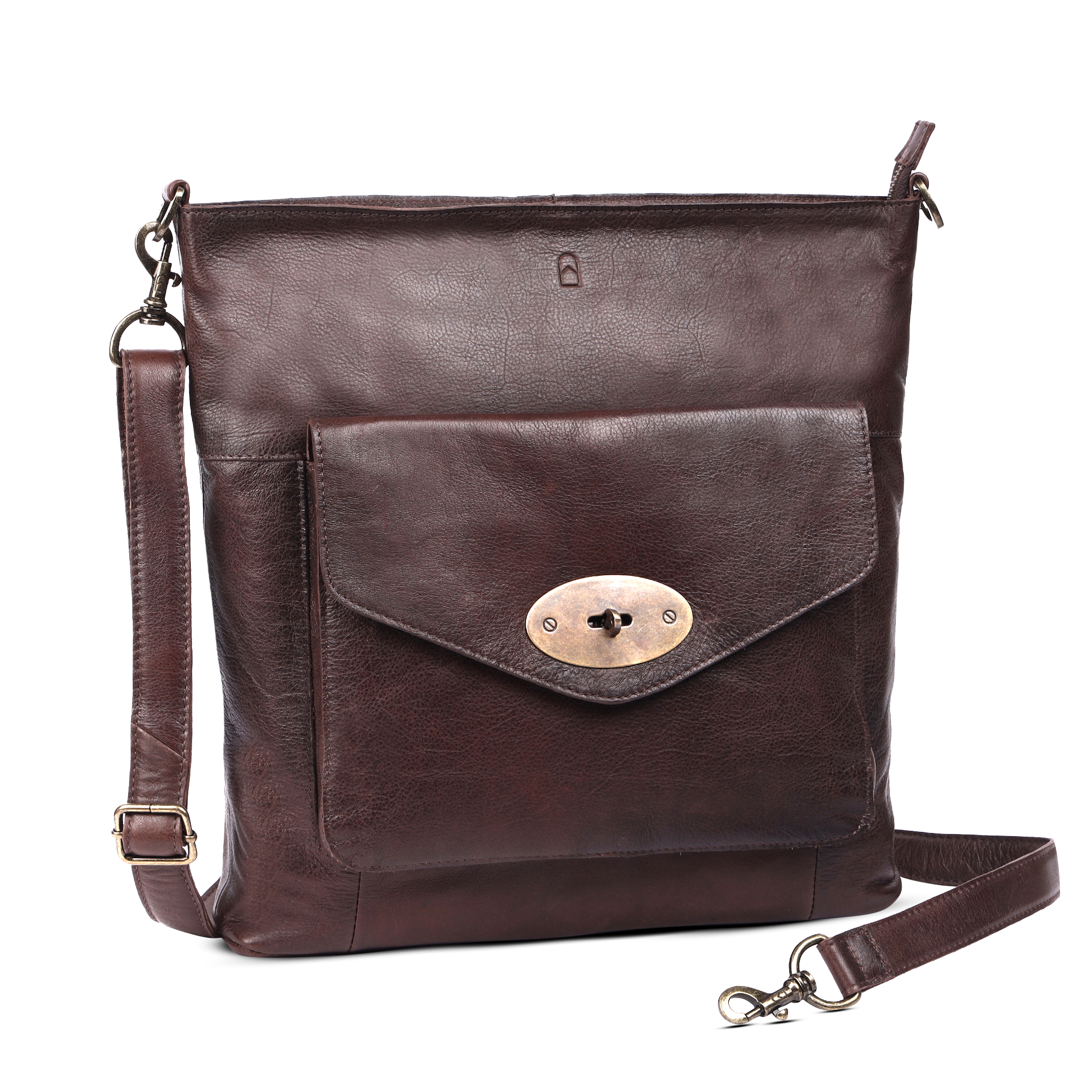 AMSTERDAM Crossbody - Mørk brun