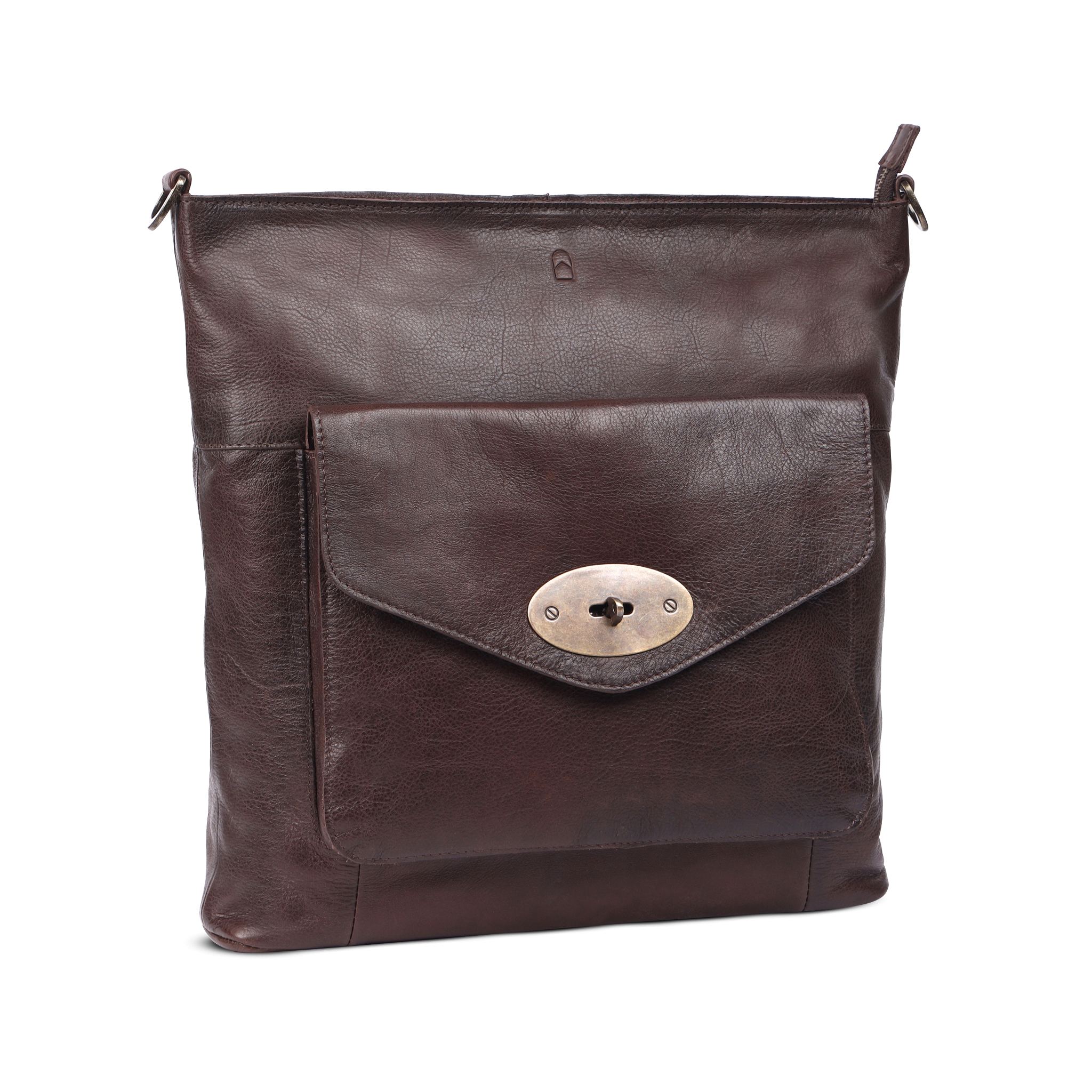 AMSTERDAM Crossbody - Mørk brun