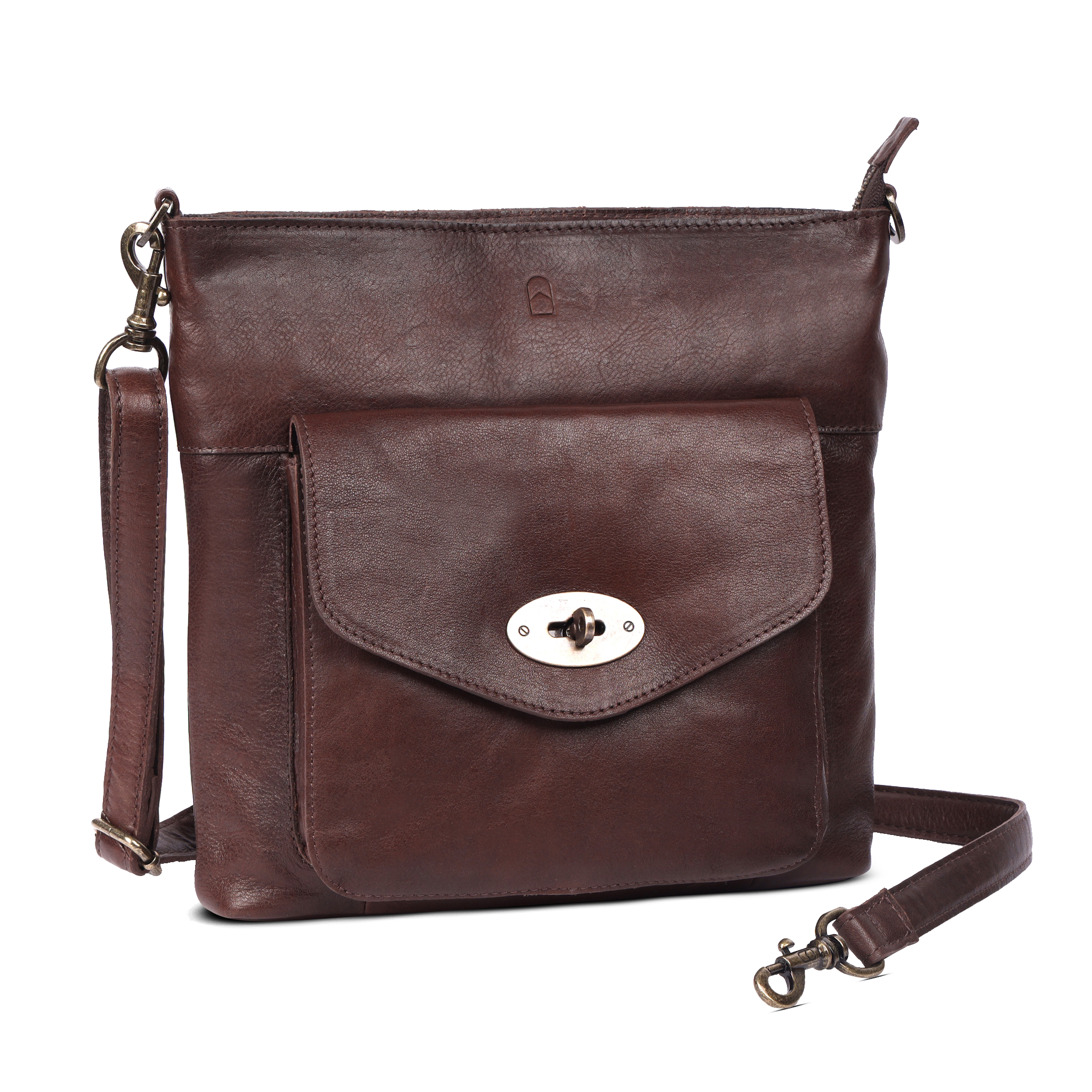 Amsterdam crossbody veske - Mørk brun
