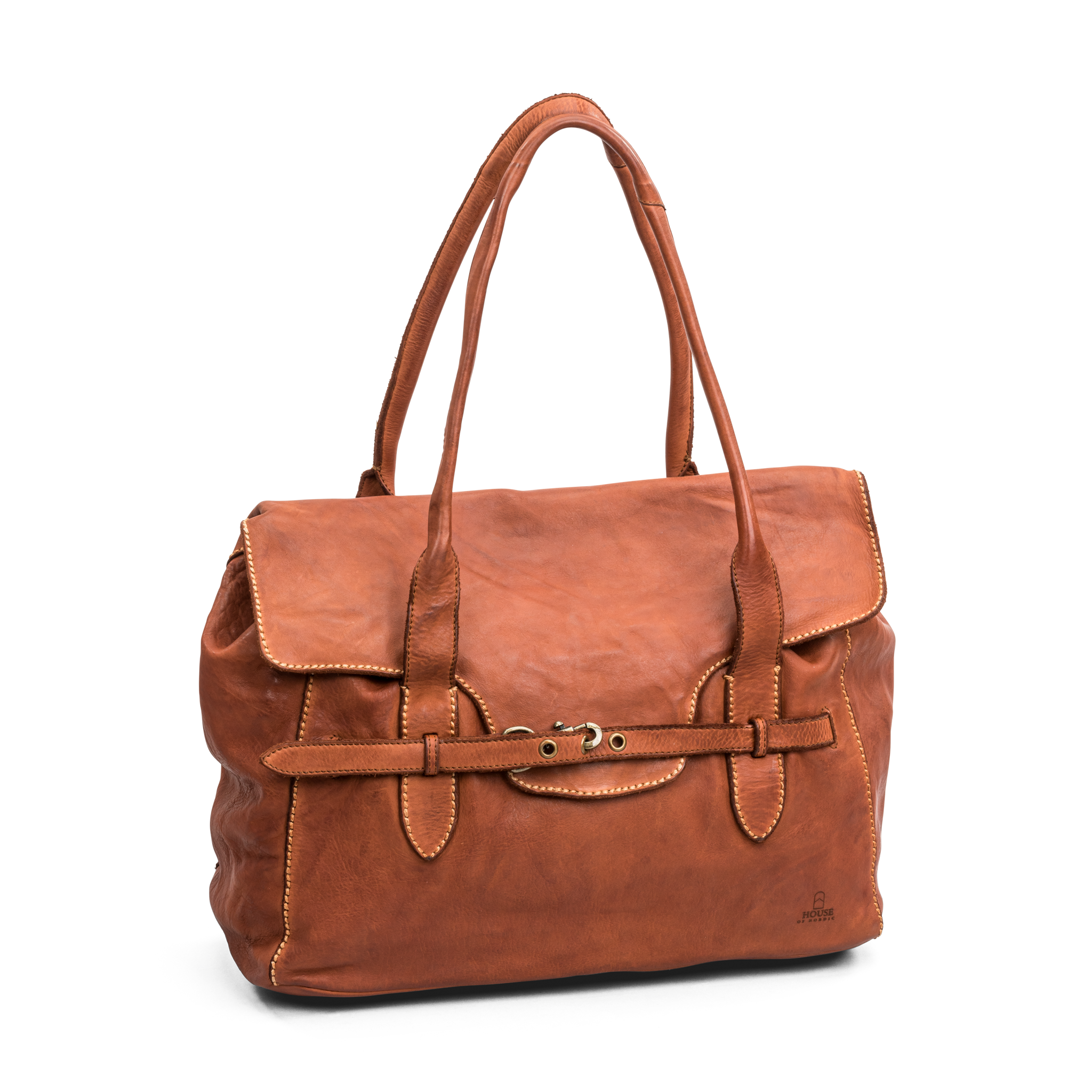 VINTAGE LOOK Handbag - Cognac