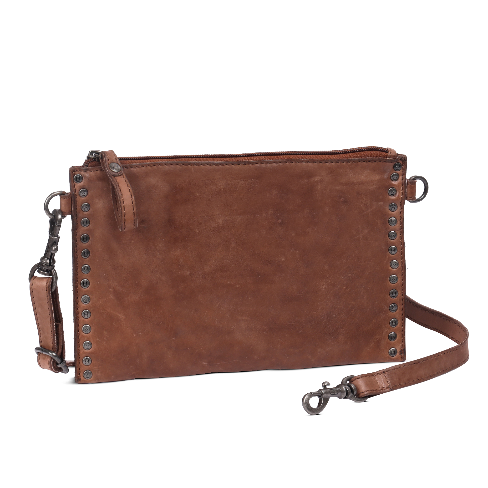 VINTAGE ROCKS Clutch - Brun