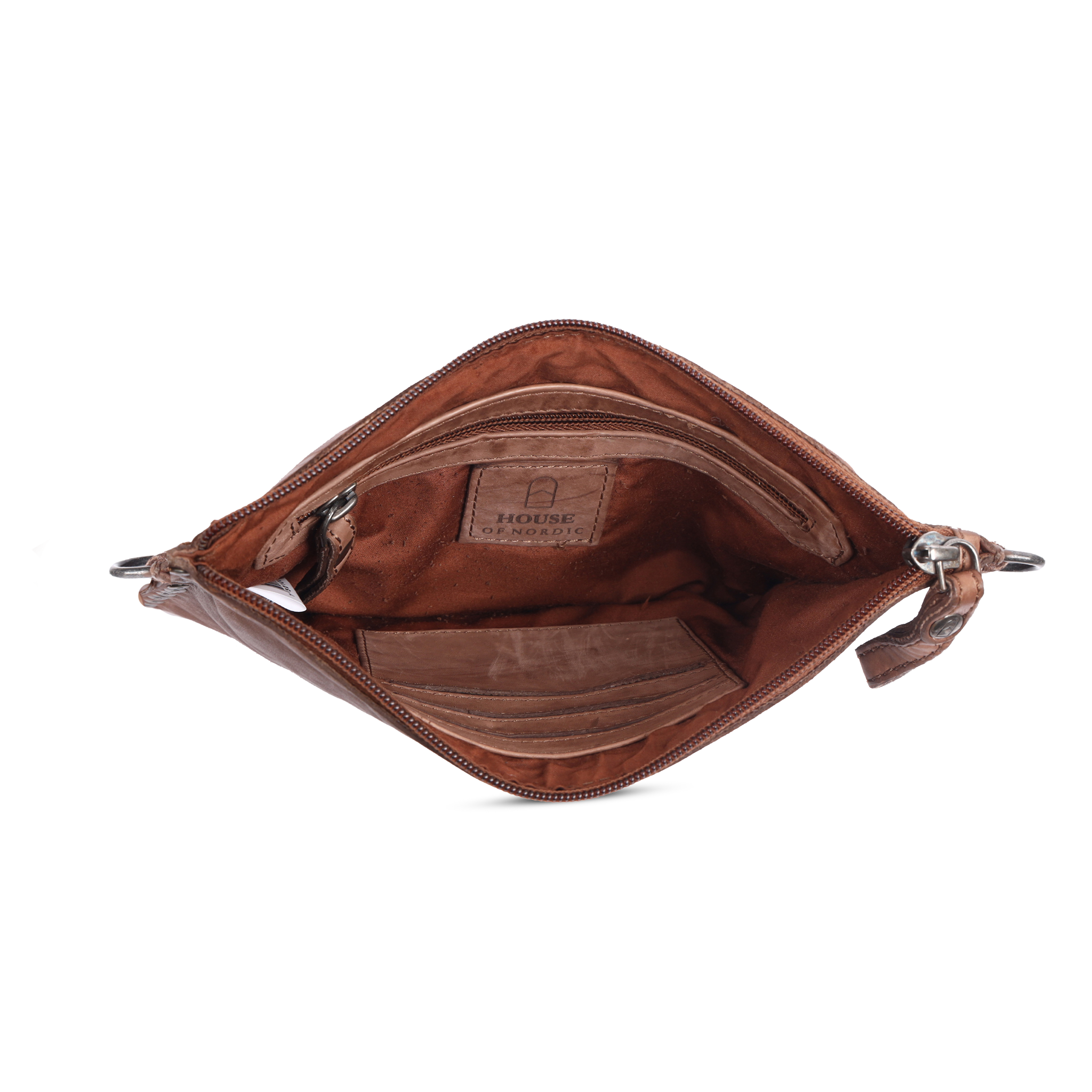VINTAGE ROCKS Clutch - Brun