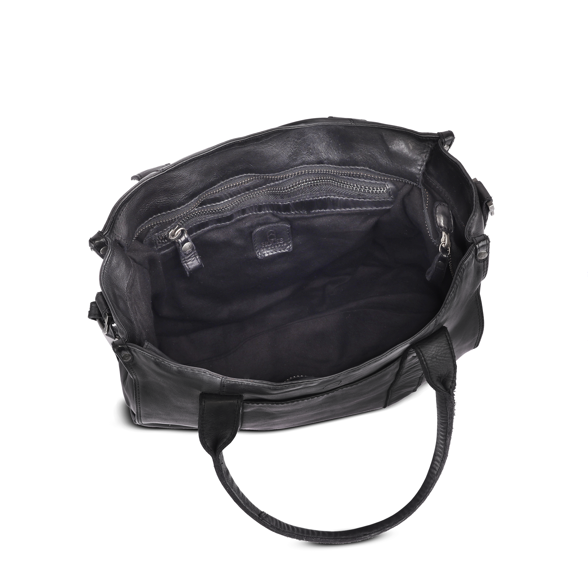 Vintage Look medium tote bag - Svart