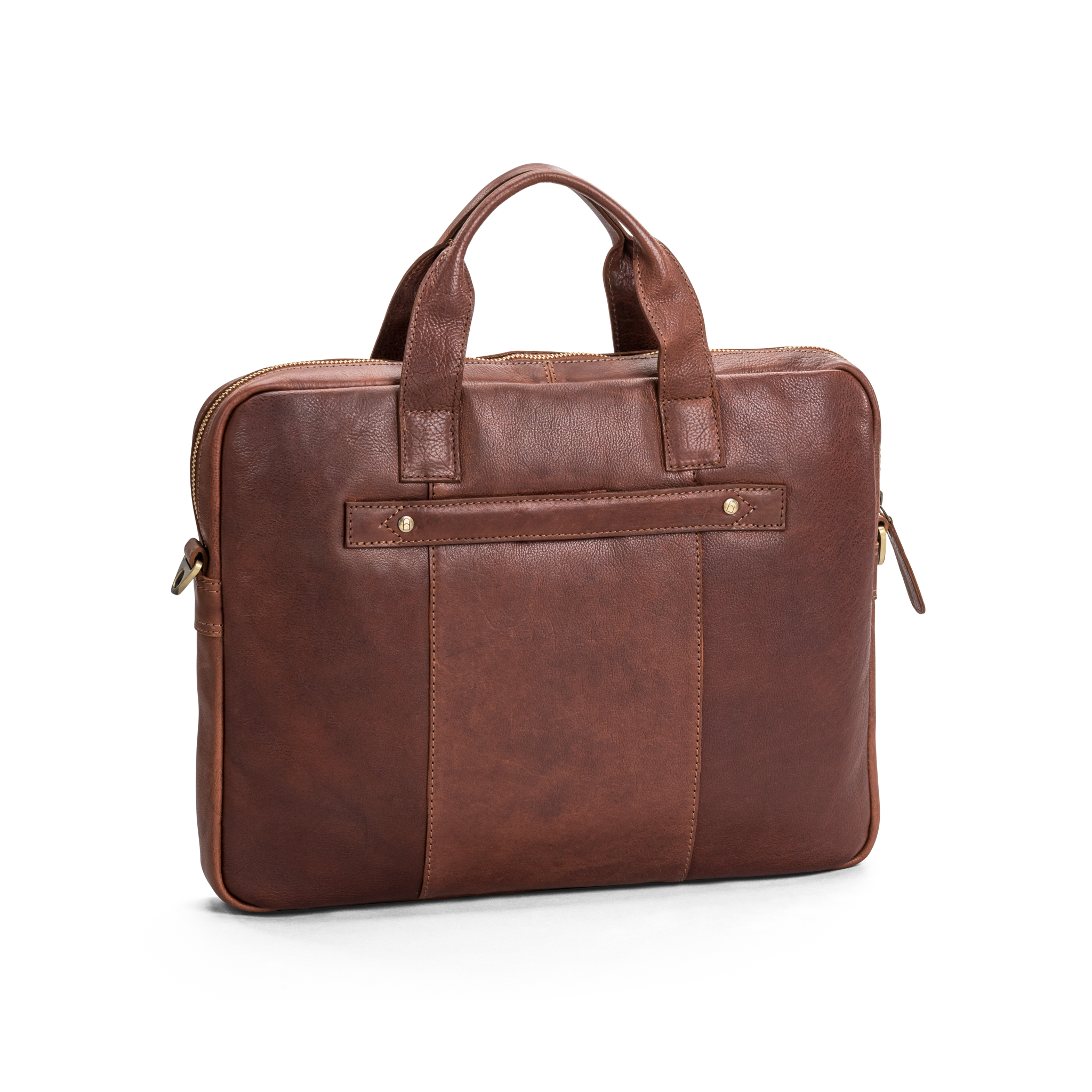 PC-veske Briefcase skinn - Cognac