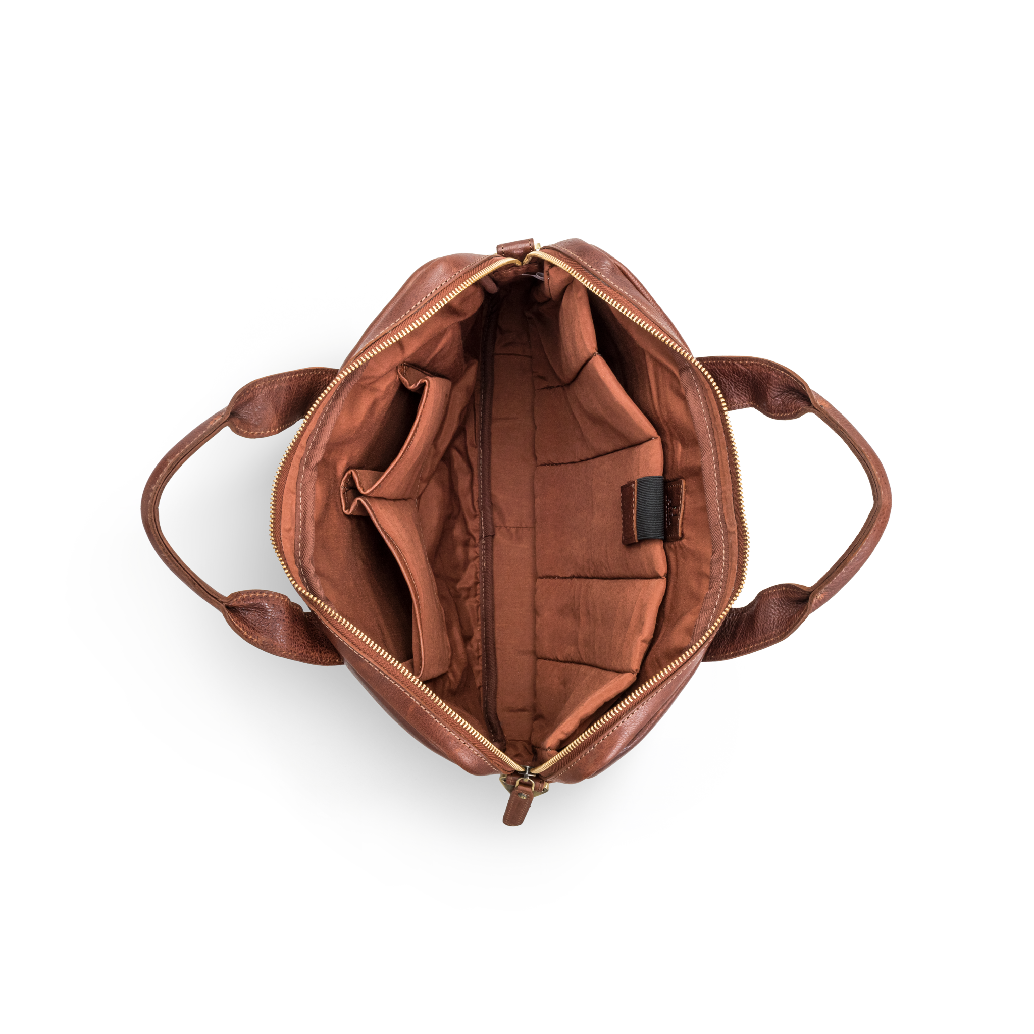 PC-veske Briefcase skinn - Cognac