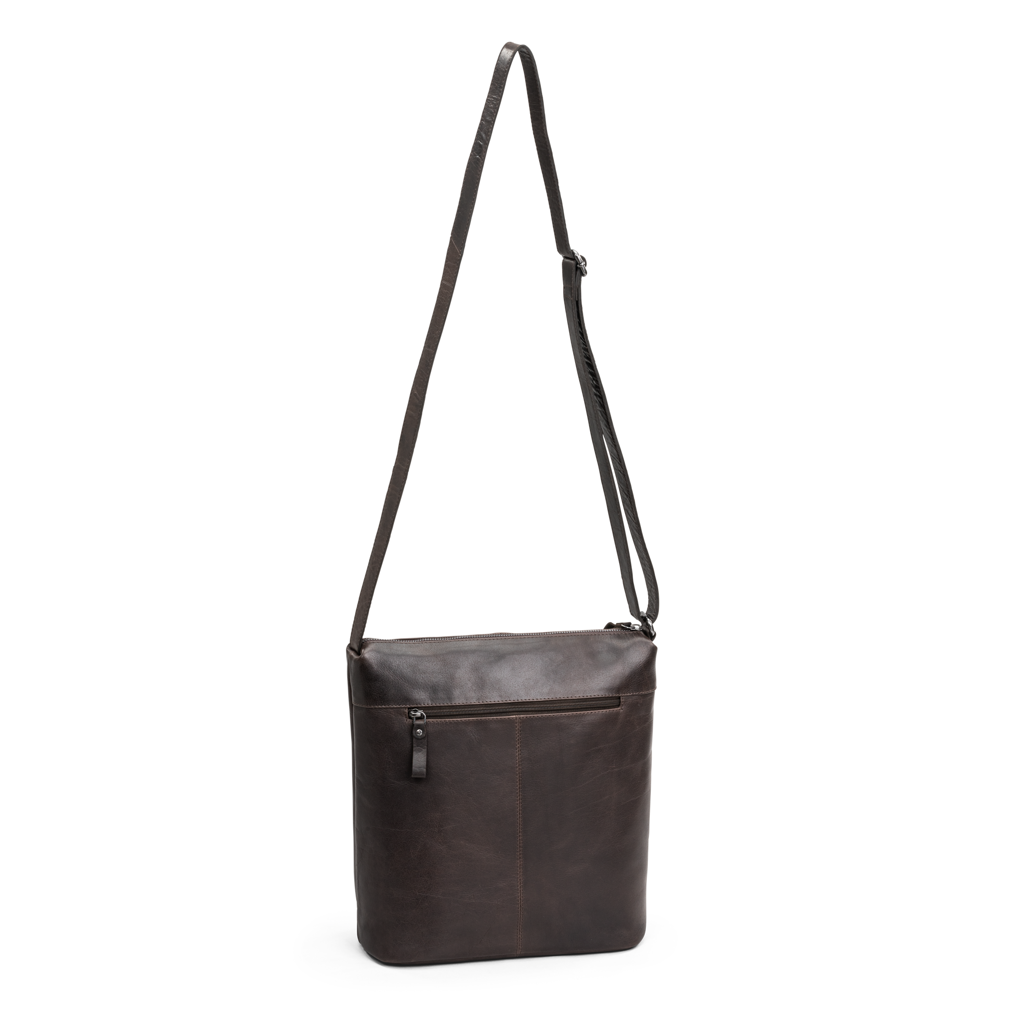 Crossbody - Mørk brun