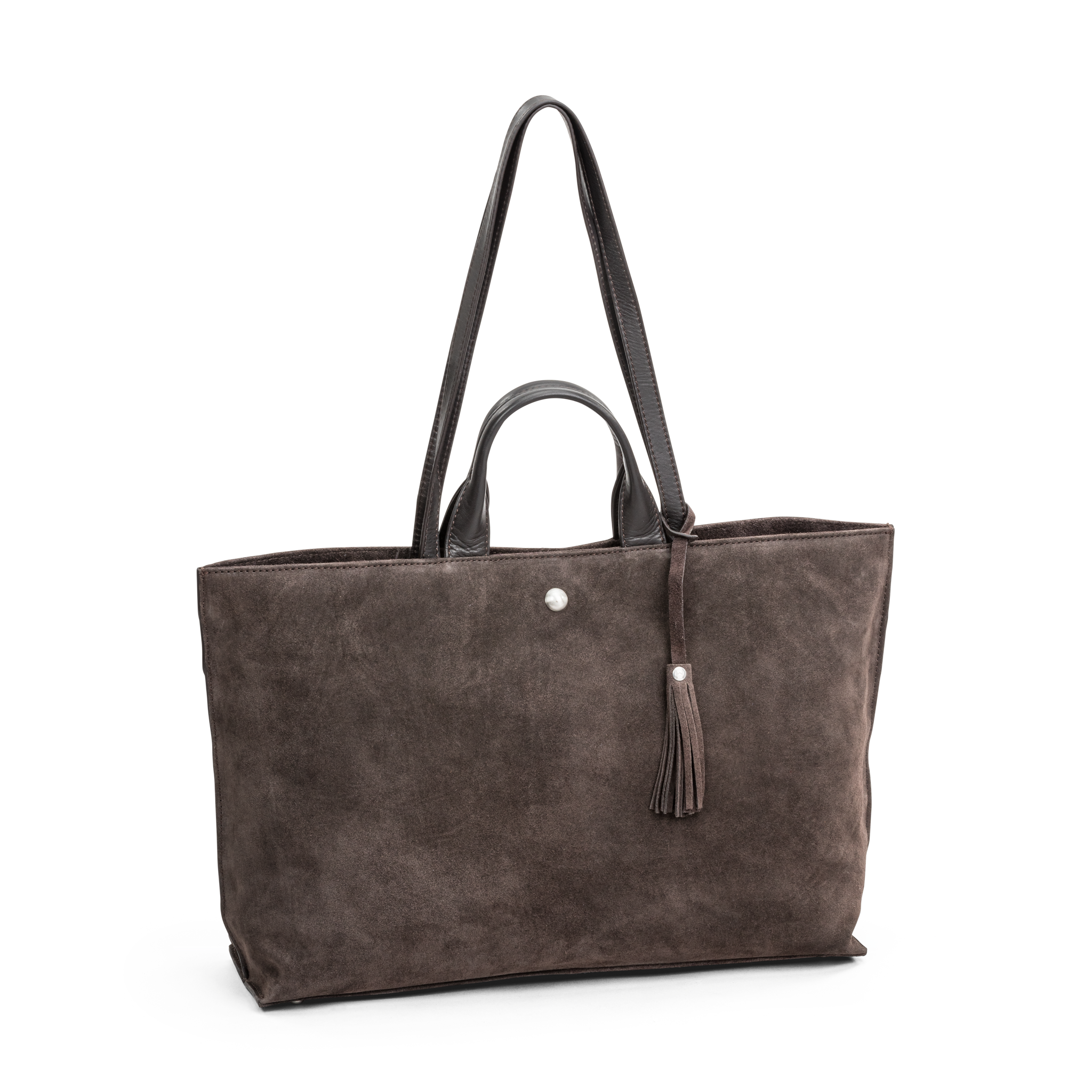 Chic Boho tote bag - Mørk brun