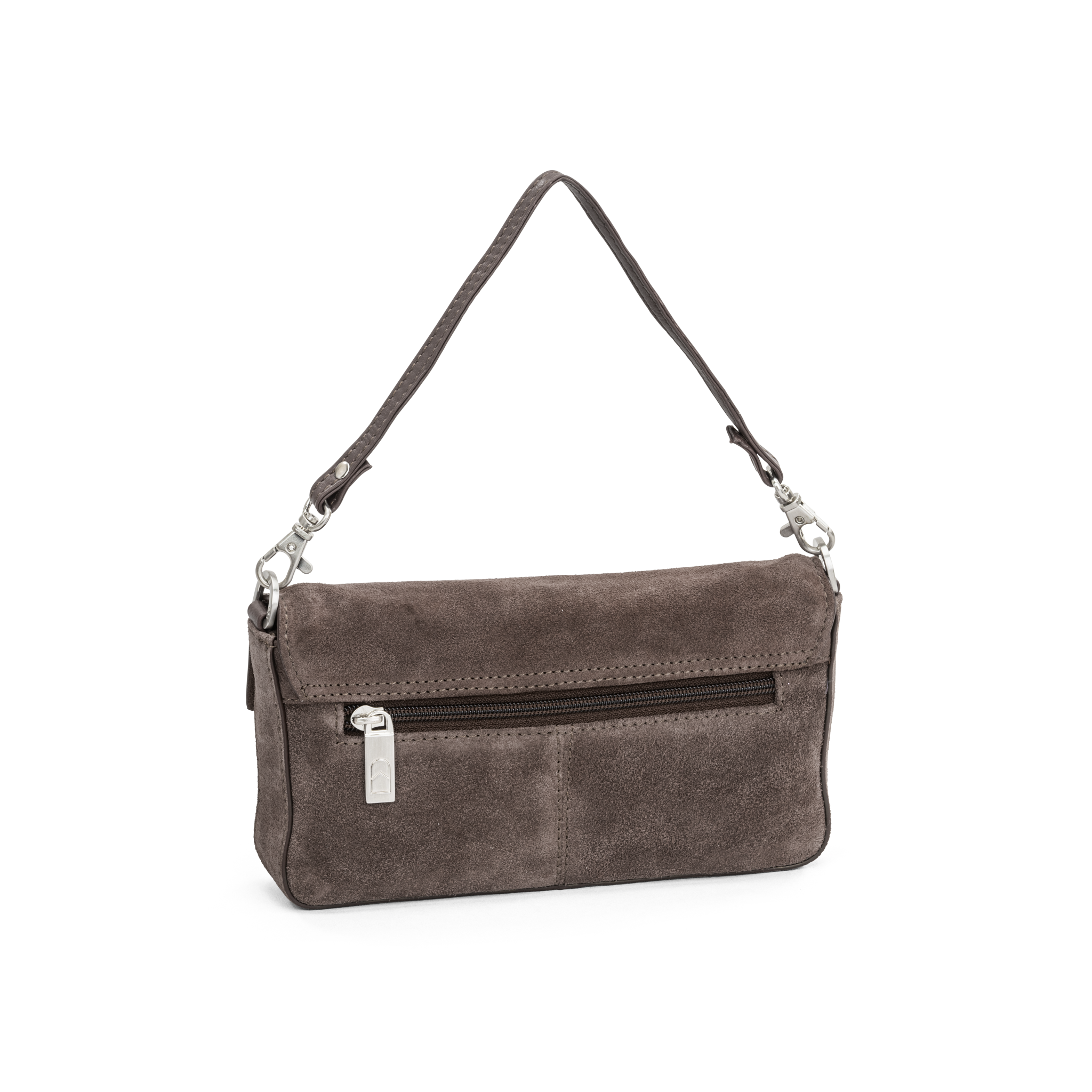 CHIC BOHO Skulderveske - Mørk brun