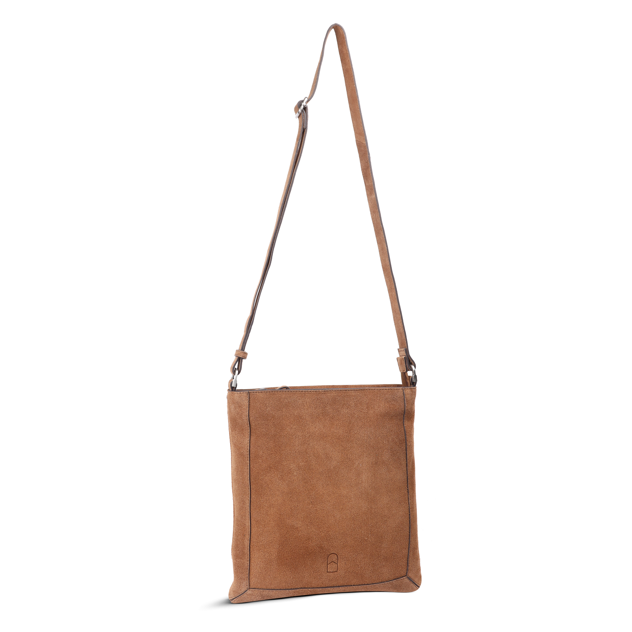 Boho chic crossbody veske semsket - Kamel
