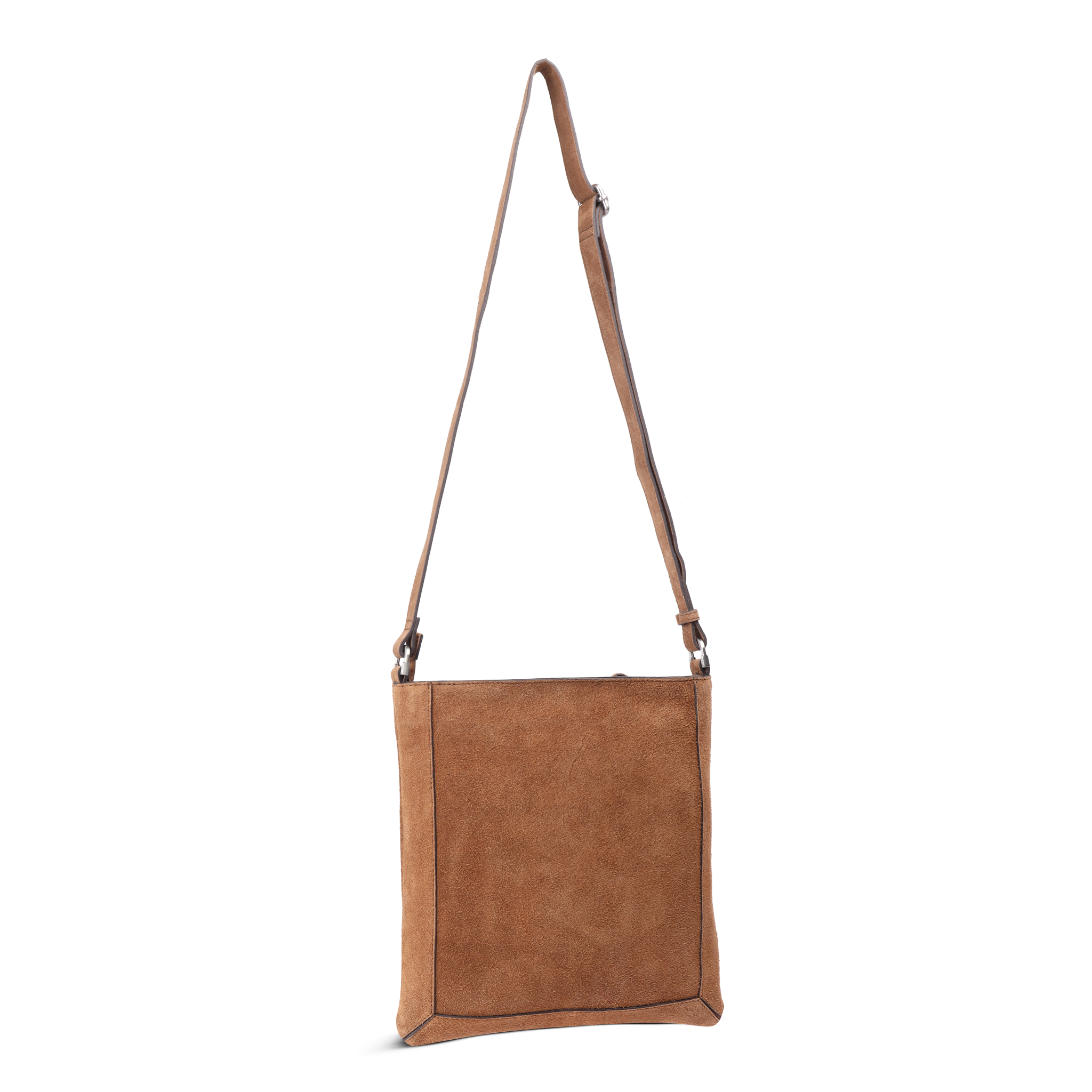 Boho chic crossbody veske semsket - Kamel