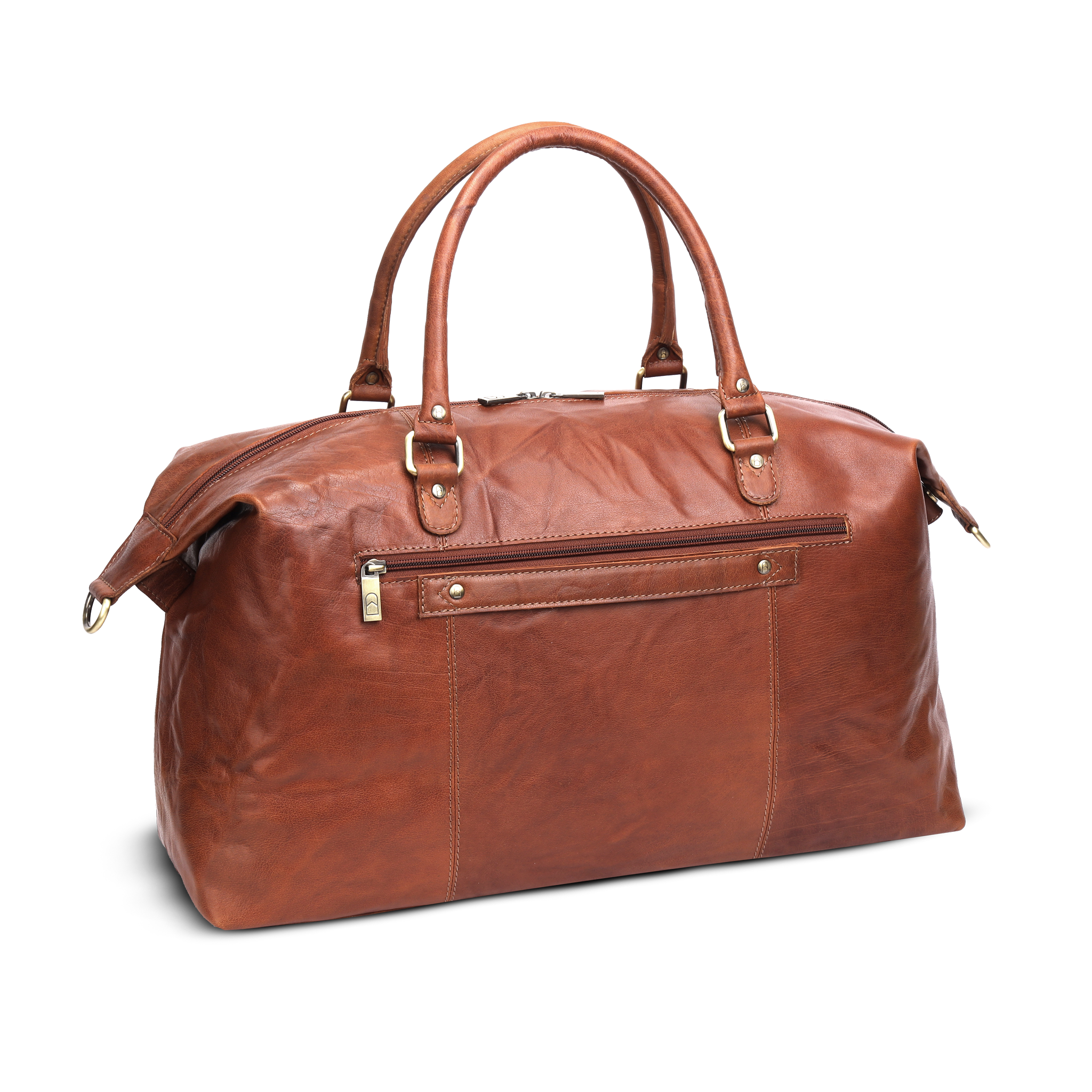 Oxford weekend bag, 25 L - Cognac