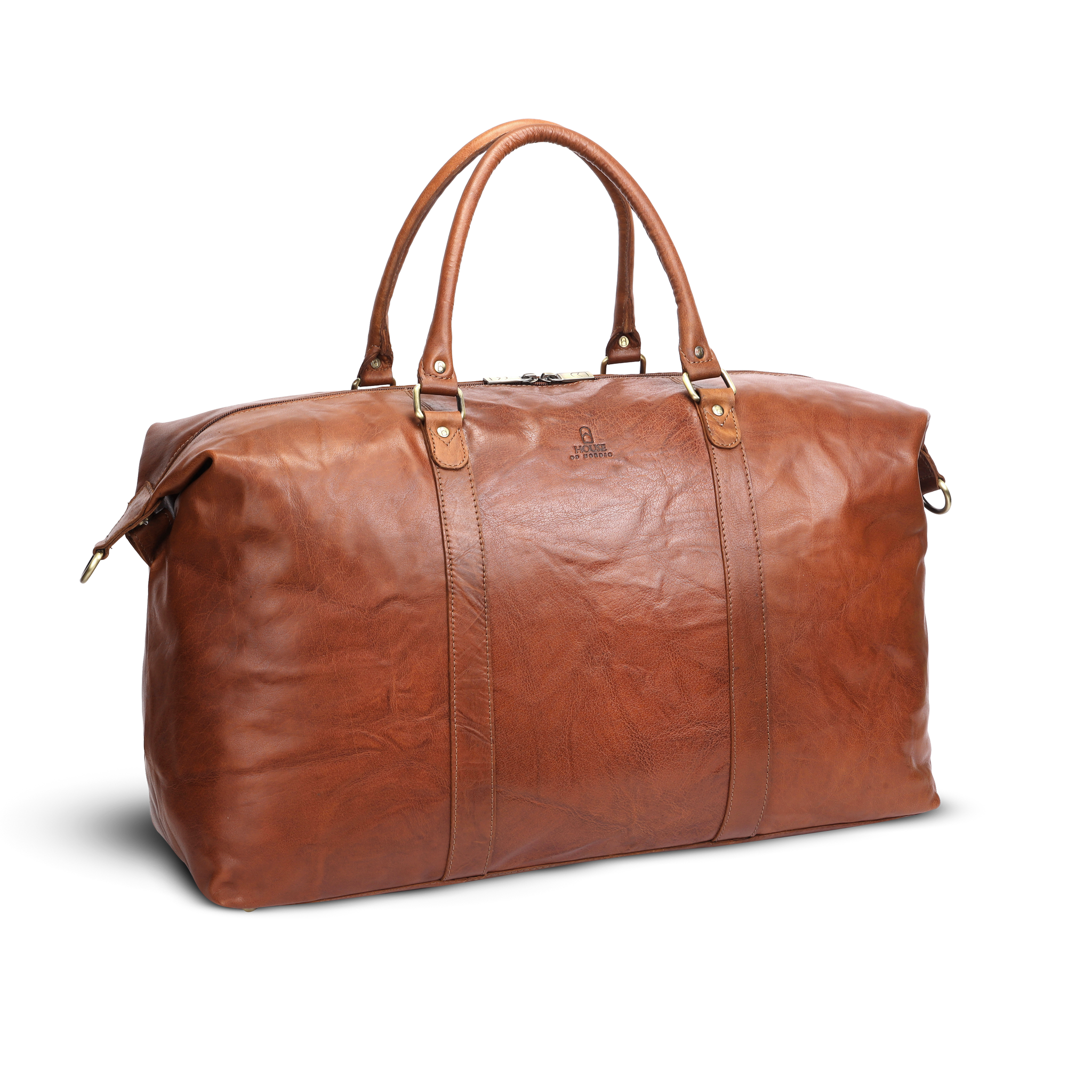 Oxford weekend bag, 45 L - Cognac