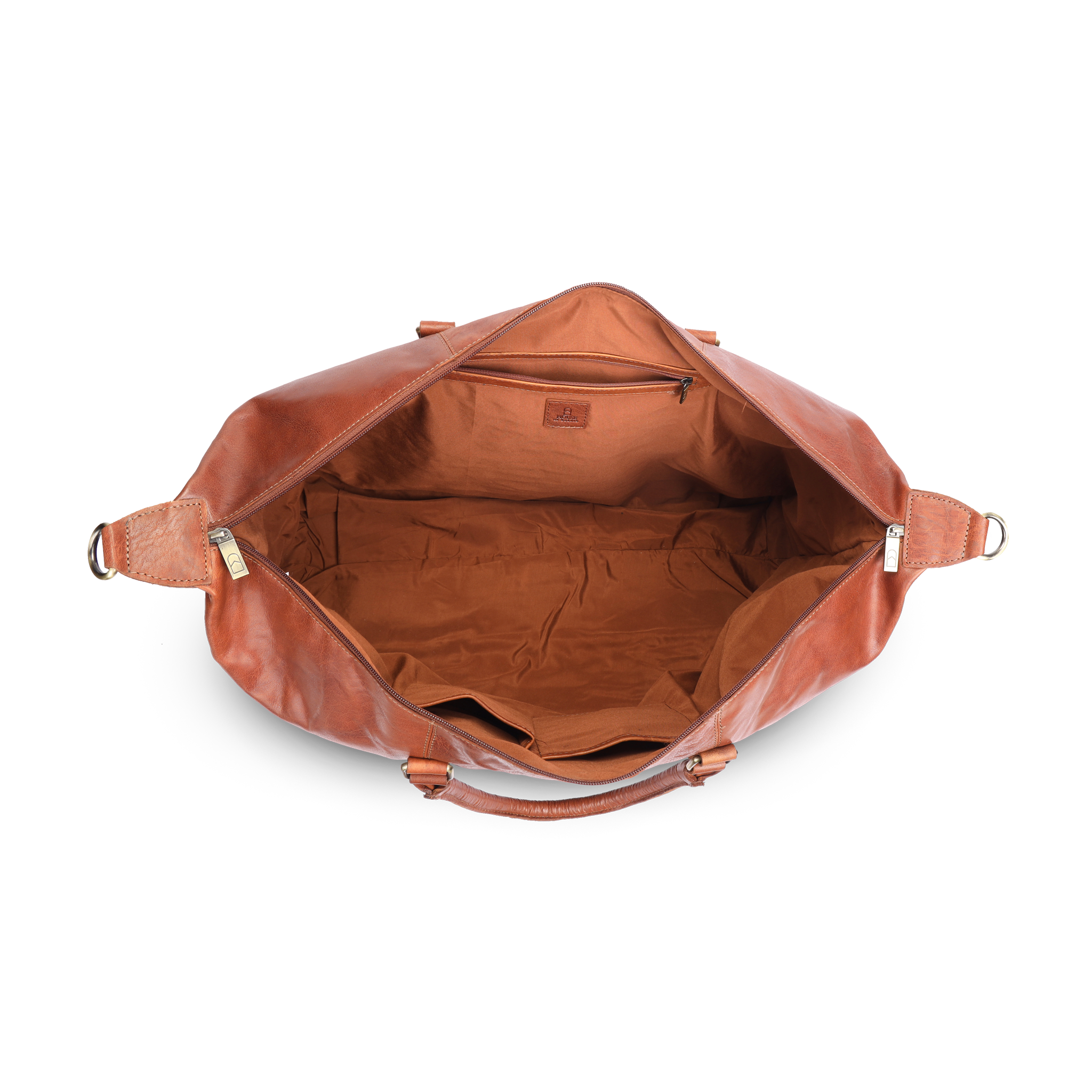 Oxford weekend bag, 45 L - Cognac